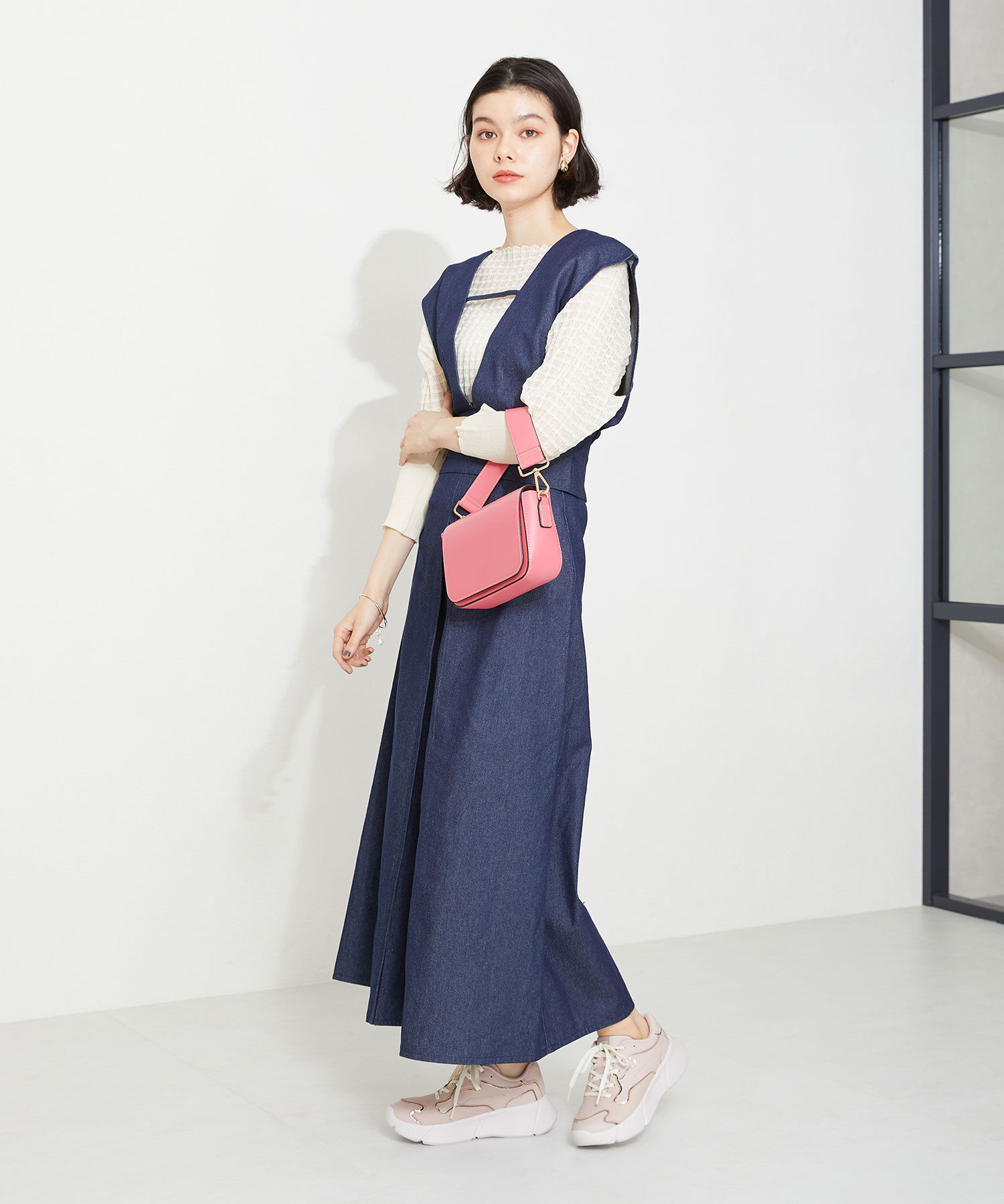 ORiental TRaffic「【トレンド】メタリックライン厚底スニーカー/OT3727」|スニーカー|