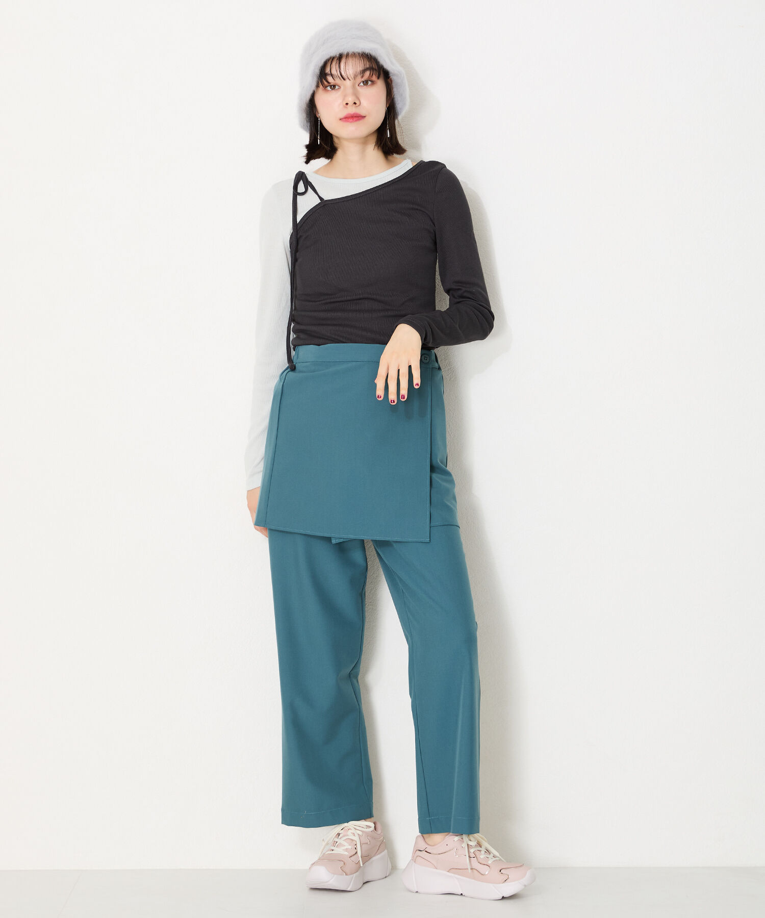 ORiental TRaffic「【トレンド】メタリックライン厚底スニーカー/OT3727」|スニーカー|