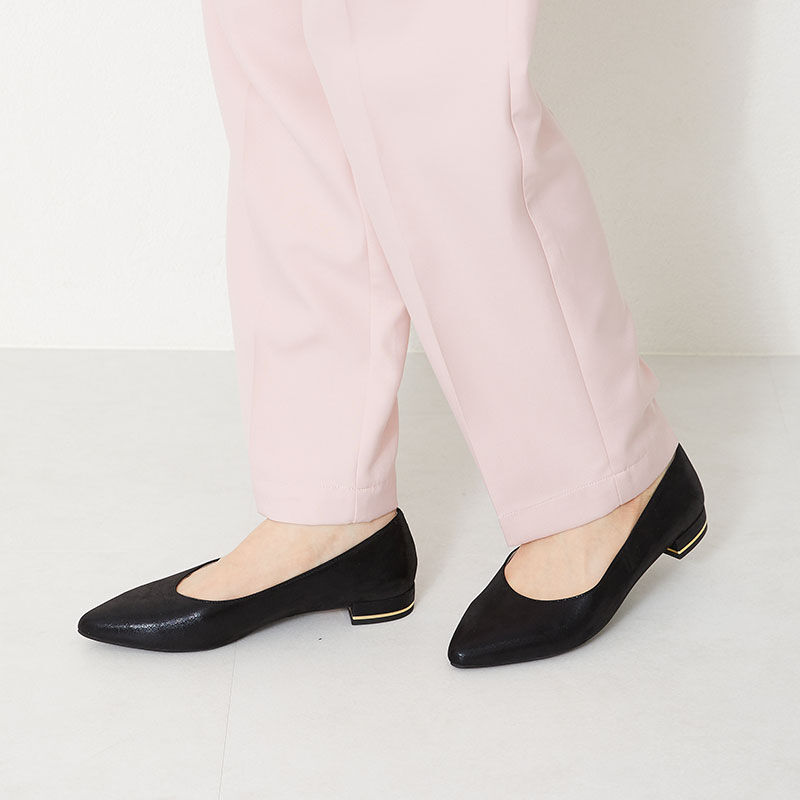 WA Oriental TRaffic「メタリックラインプレーンパンプス/32113」|パンプス|BLACK