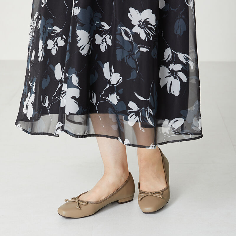 WA Oriental TRaffic「スクエアトゥフラットバレエシューズ/32306」|パンプス|