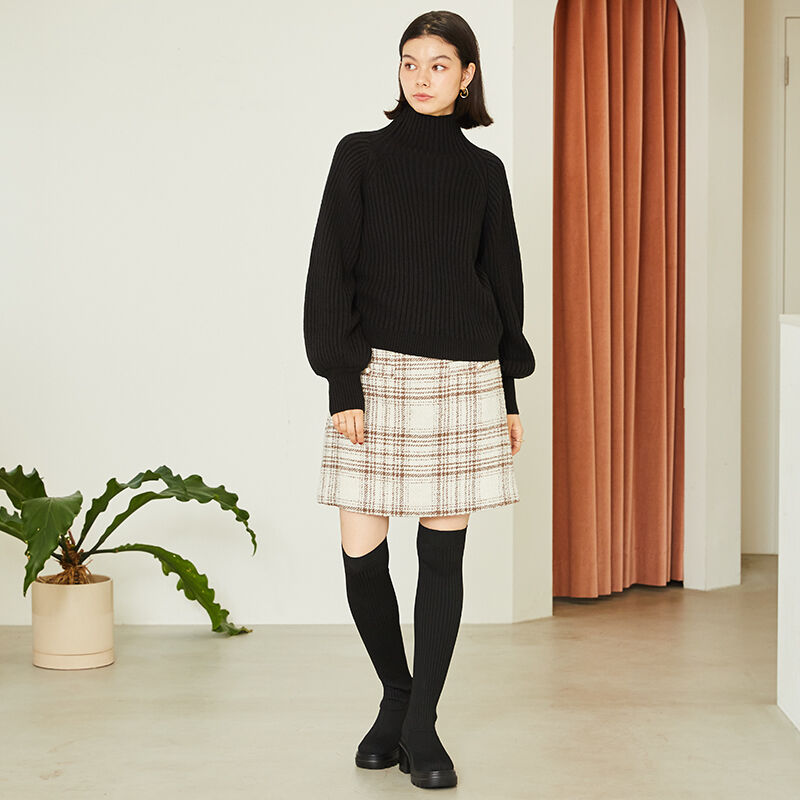 ORiental TRaffic「厚底ソックスニーハイブーツ/31513」|ロングブーツ|