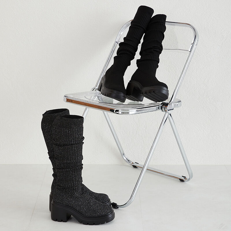 ORiental TRaffic「厚底ソックスニーハイブーツ/31513」|ロングブーツ|