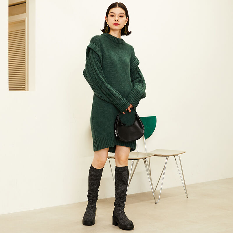 ORiental TRaffic「厚底ソックスニーハイブーツ/31513」|ロングブーツ|