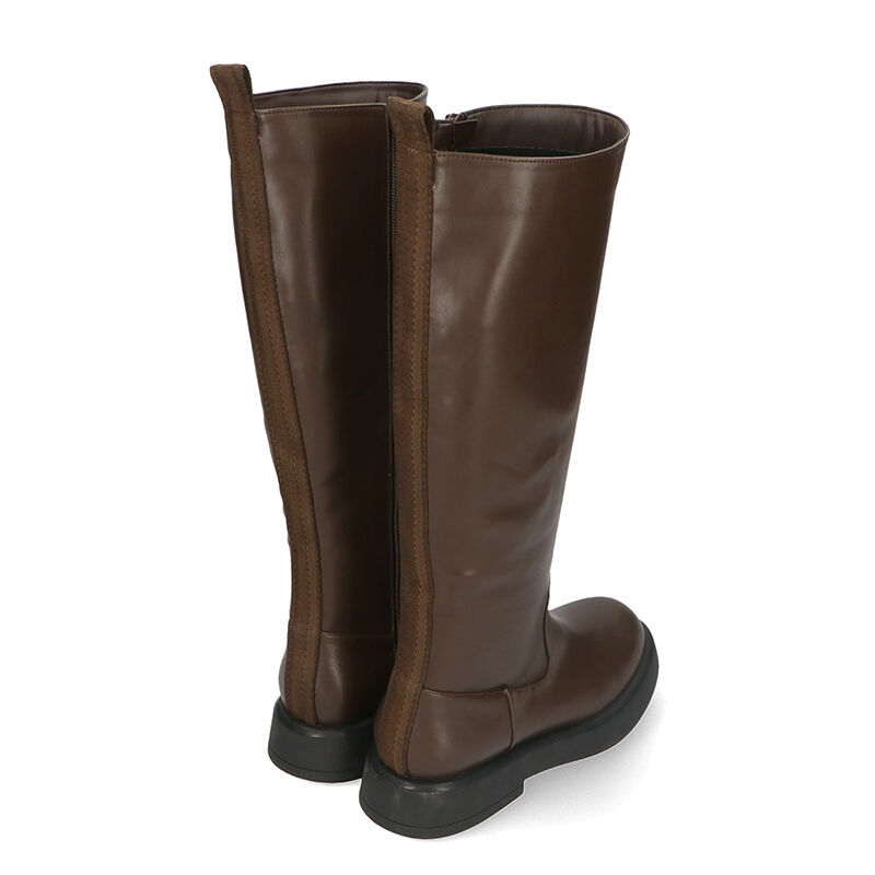 ORiental TRaffic「ラウンドトゥ ローヒール ロングブーツ /31505 ヒール3.5ｃｍ ゆったり」|ロングブーツ|