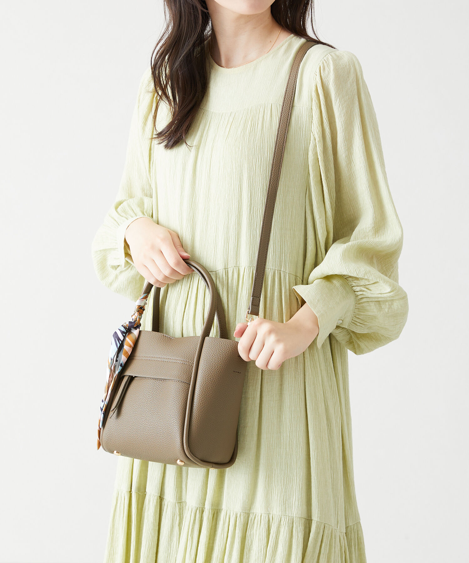 ORiental TRaffic「スカーフ付きハンドバッグ/BA-209」|ショルダー・メッセンジャー|