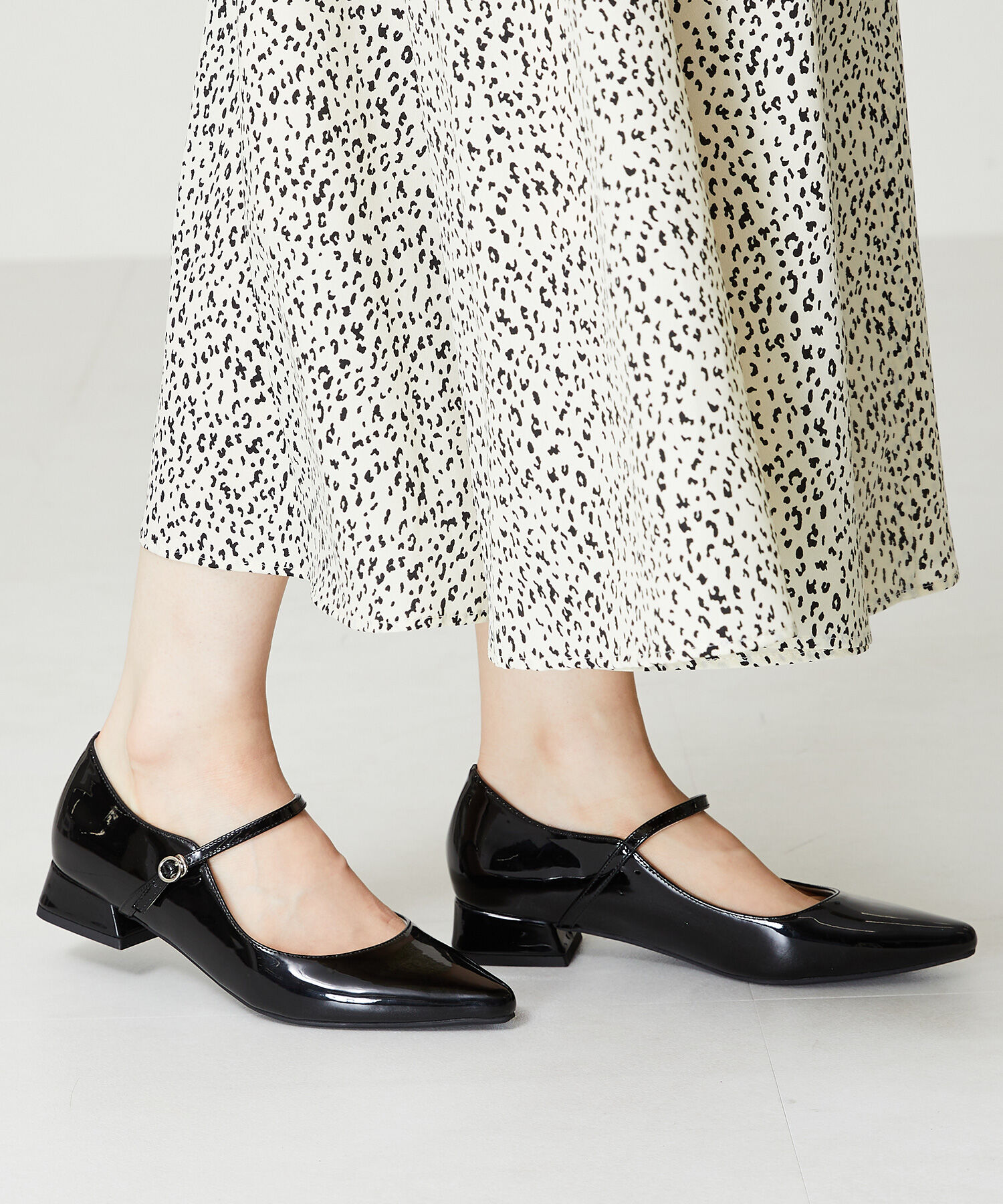 ORiental TRaffic「【トレンド】ストラップ変形ヒールパンプス/41114 パンプス」|パンプス|