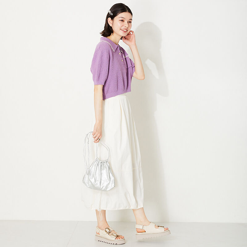 ORiental TRaffic「【アウトレット価格】厚底ビジューバックルサンダル/41201 スポサン 人気 トレンド 売れてる」|サンダル|