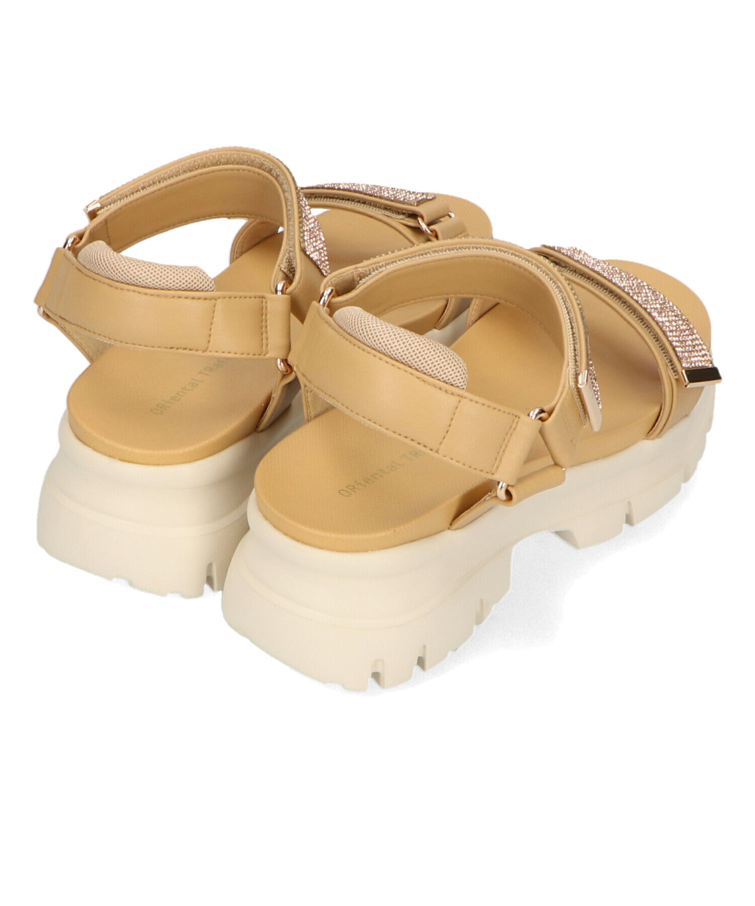 ORiental TRaffic「【定番】ビジューストラップスポーツサンダル/41220 スポサン 人気 トレンド 売れてる」|サンダル|