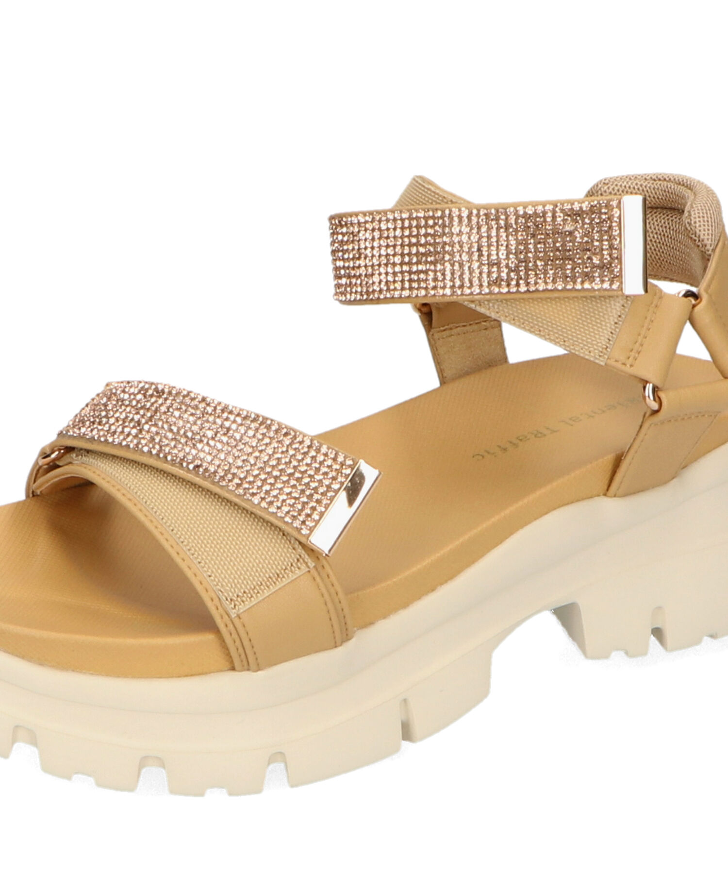 ORiental TRaffic「【定番】ビジューストラップスポーツサンダル/41220 スポサン 人気 トレンド 売れてる」|サンダル|