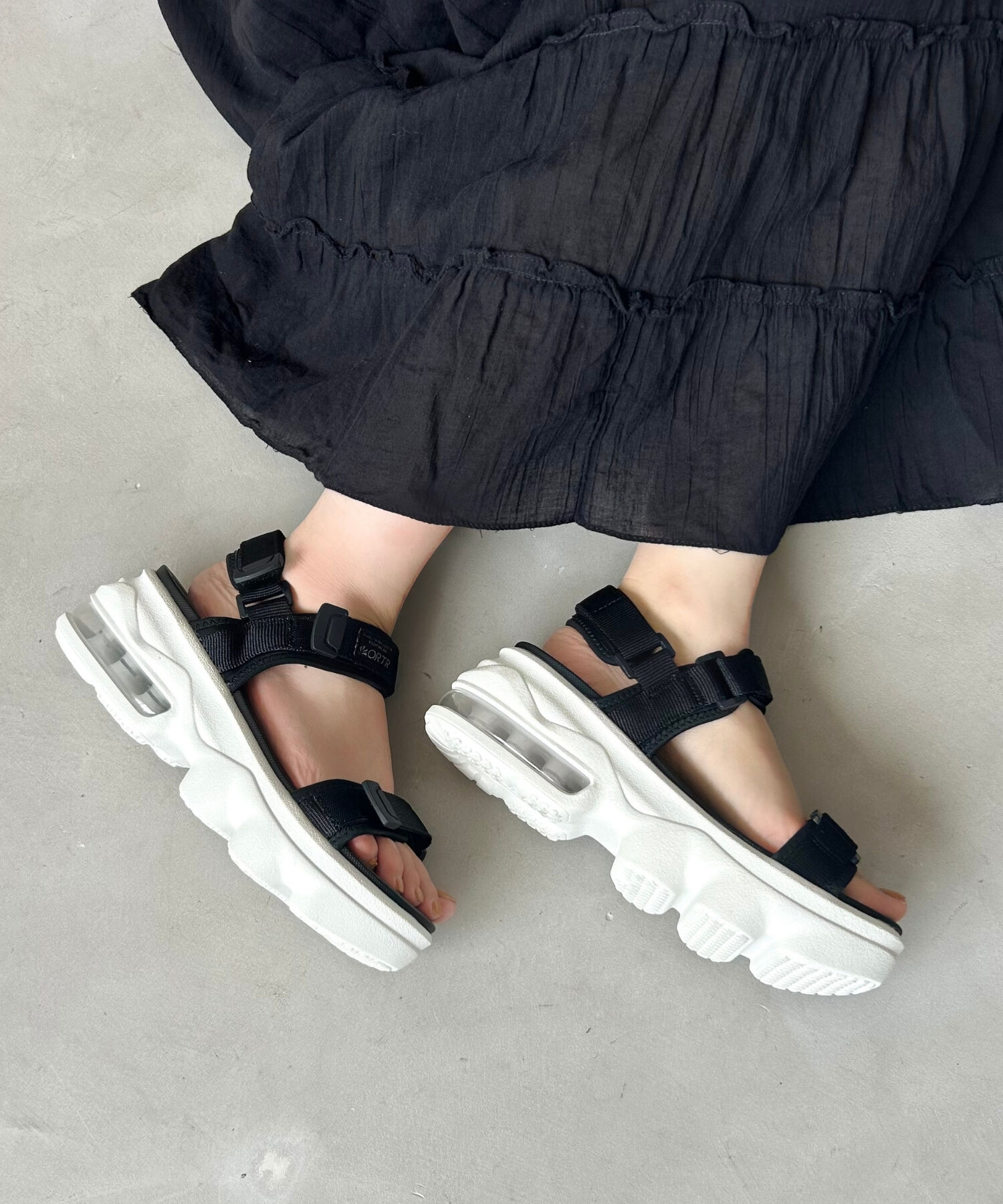 ORiental TRaffic「【アウトレット価格】ボリュームソールダブルベルトサンダル/OT3216 サンダル 人気 トレンド 売れてる」|サンダル|