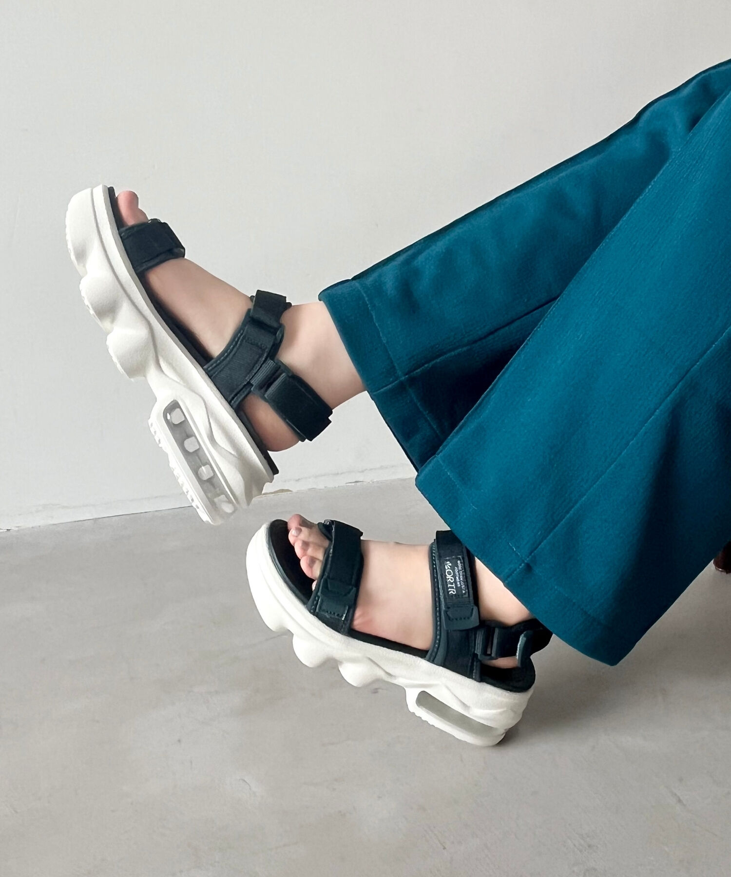 ORiental TRaffic「【アウトレット価格】ボリュームソールダブルベルトサンダル/OT3216 サンダル 人気 トレンド 売れてる」|サンダル|