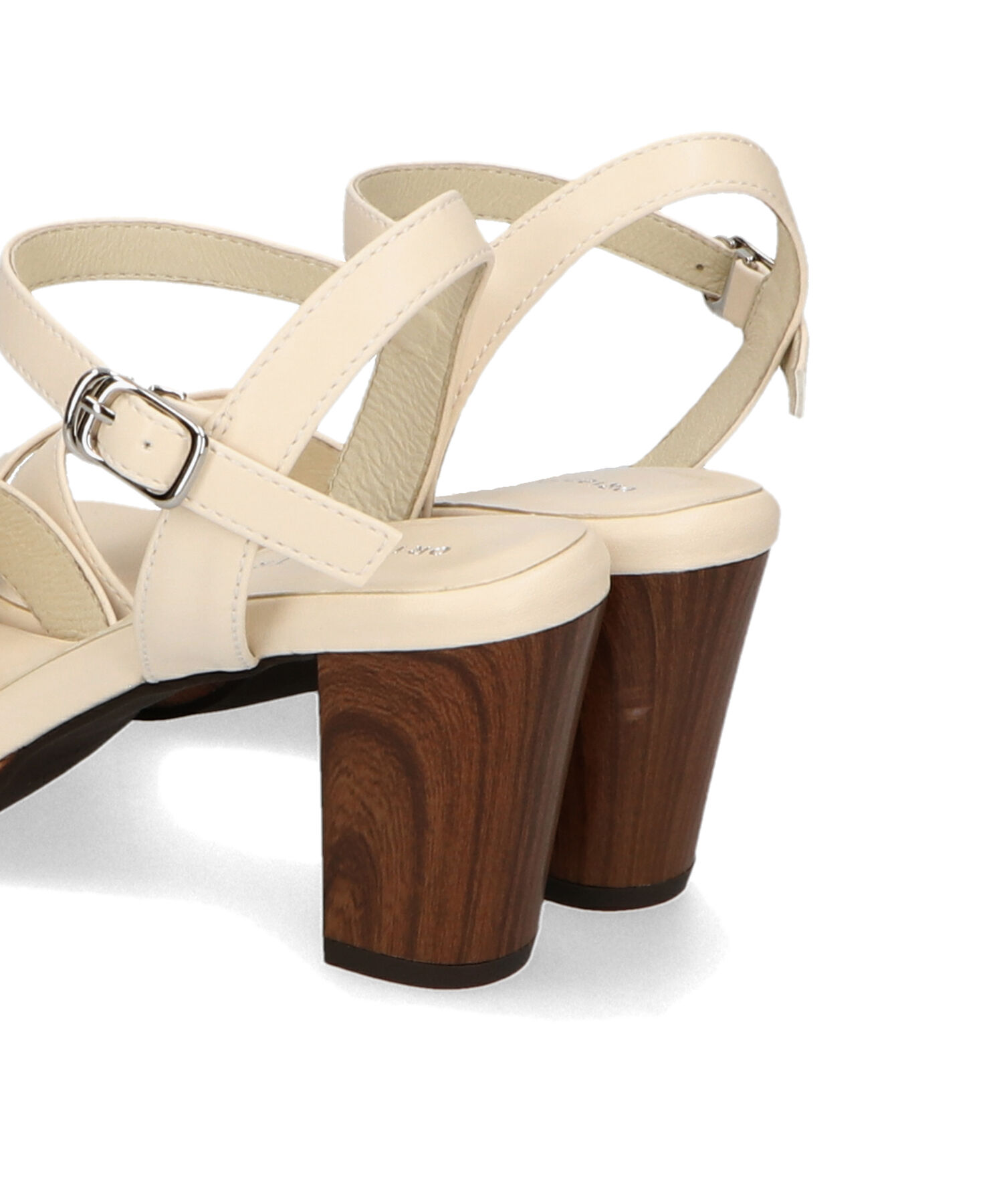 ORiental TRaffic「【アウトレット価格】ウッドヒールリボンサンダル/41221 サンダル トレンド　人気」|サンダル|