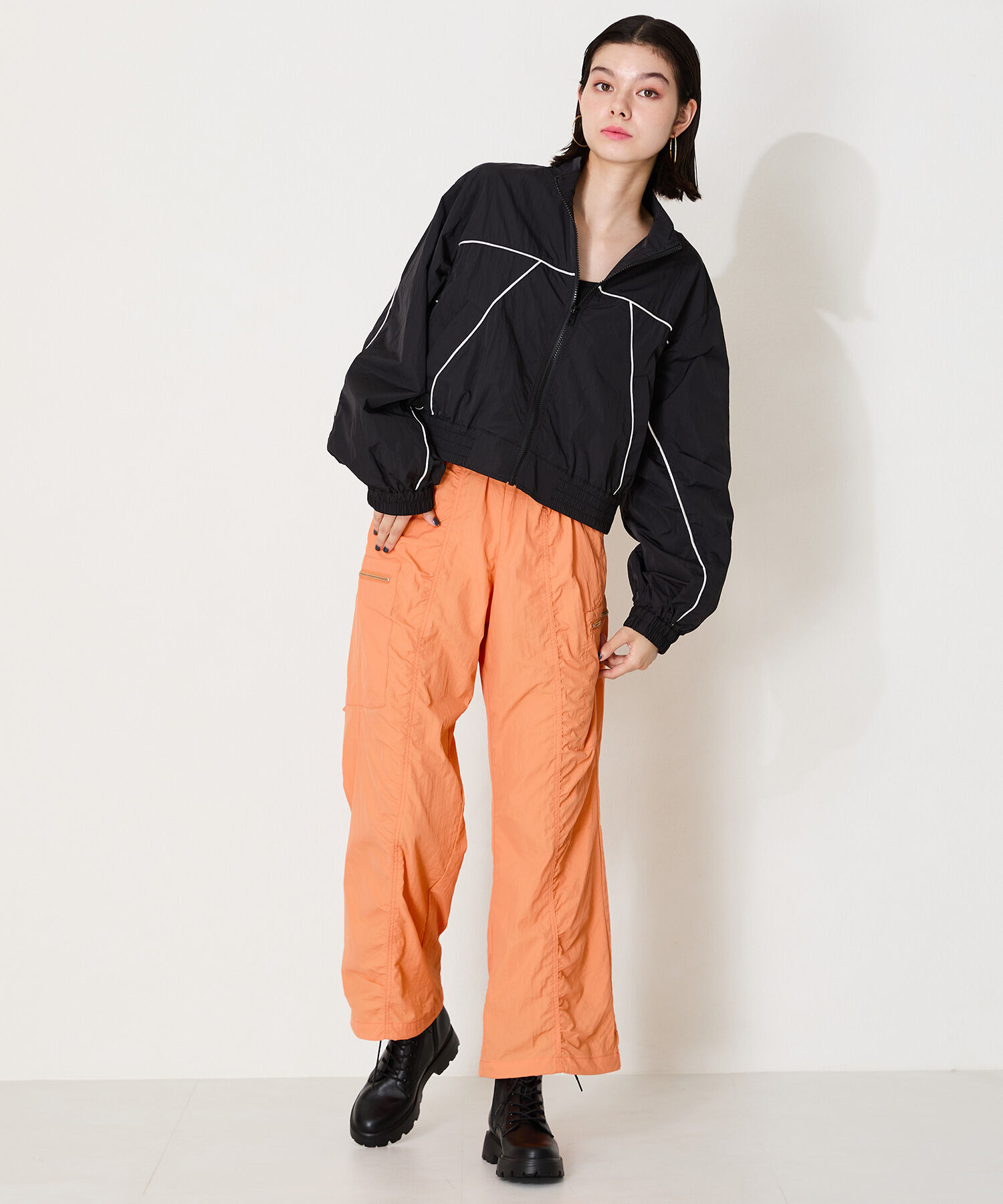 ORiental TRaffic「レースアップ 厚底 ブーツ /41401」|ショートブーツ|