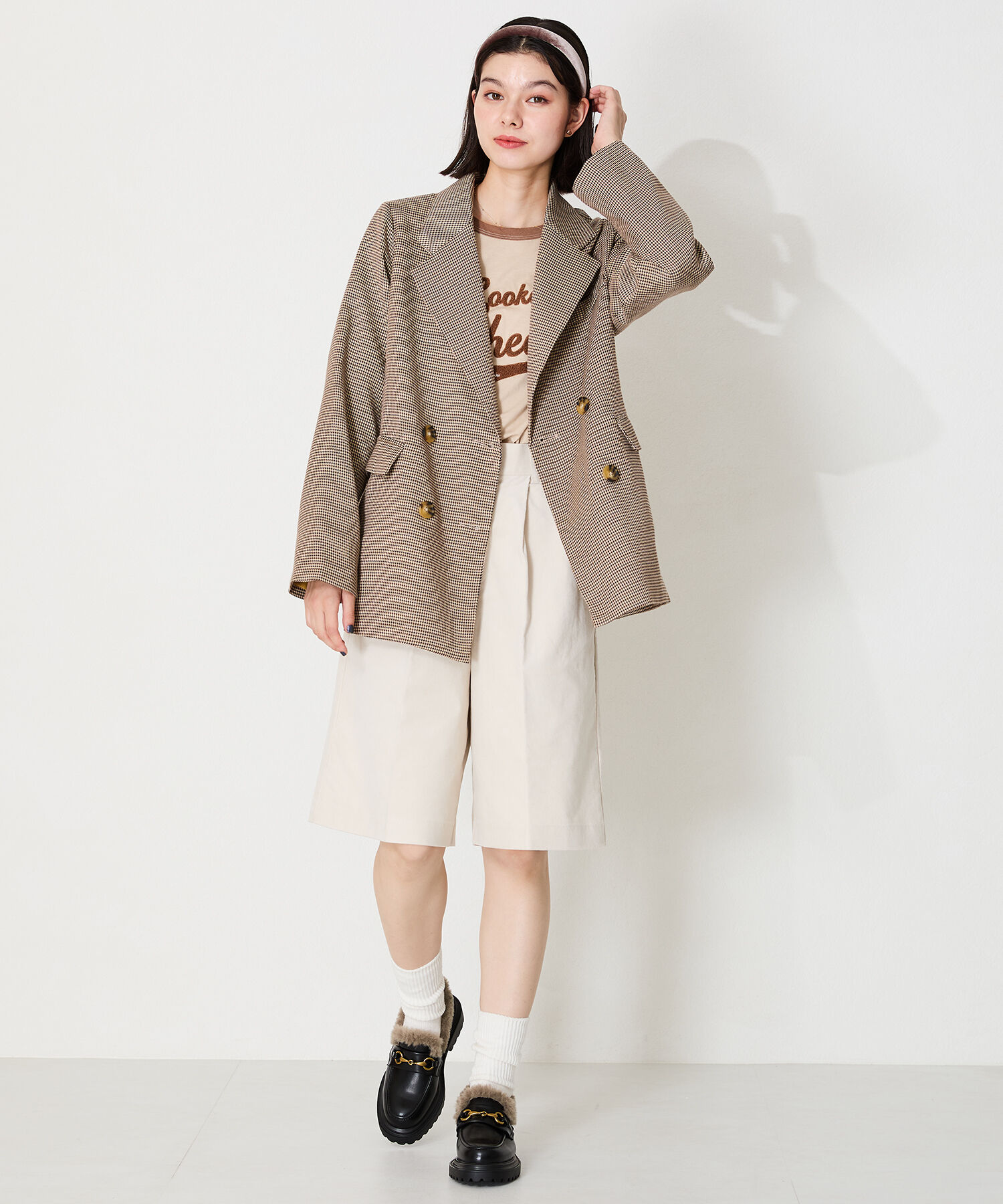 ORiental TRaffic「●2024秋冬新作●ビットモチーフファーローファー/41313」|ローファー|