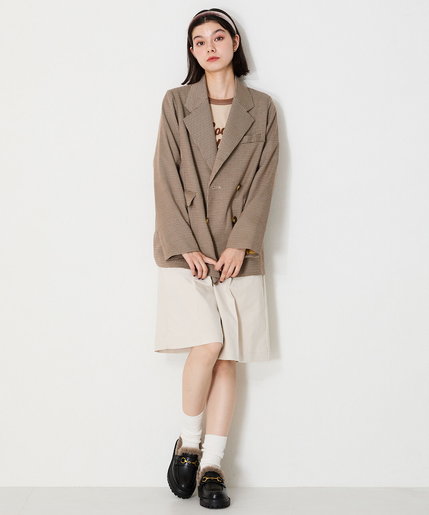 ORiental TRaffic「●2024秋冬新作●ビットモチーフファーローファー/41313」|ローファー|