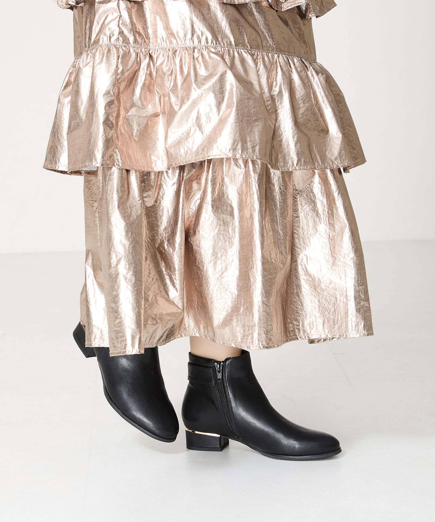 WA Oriental TRaffic「●2024秋冬新作●バックルベルトショートブーツ/42402」|ショートブーツ|