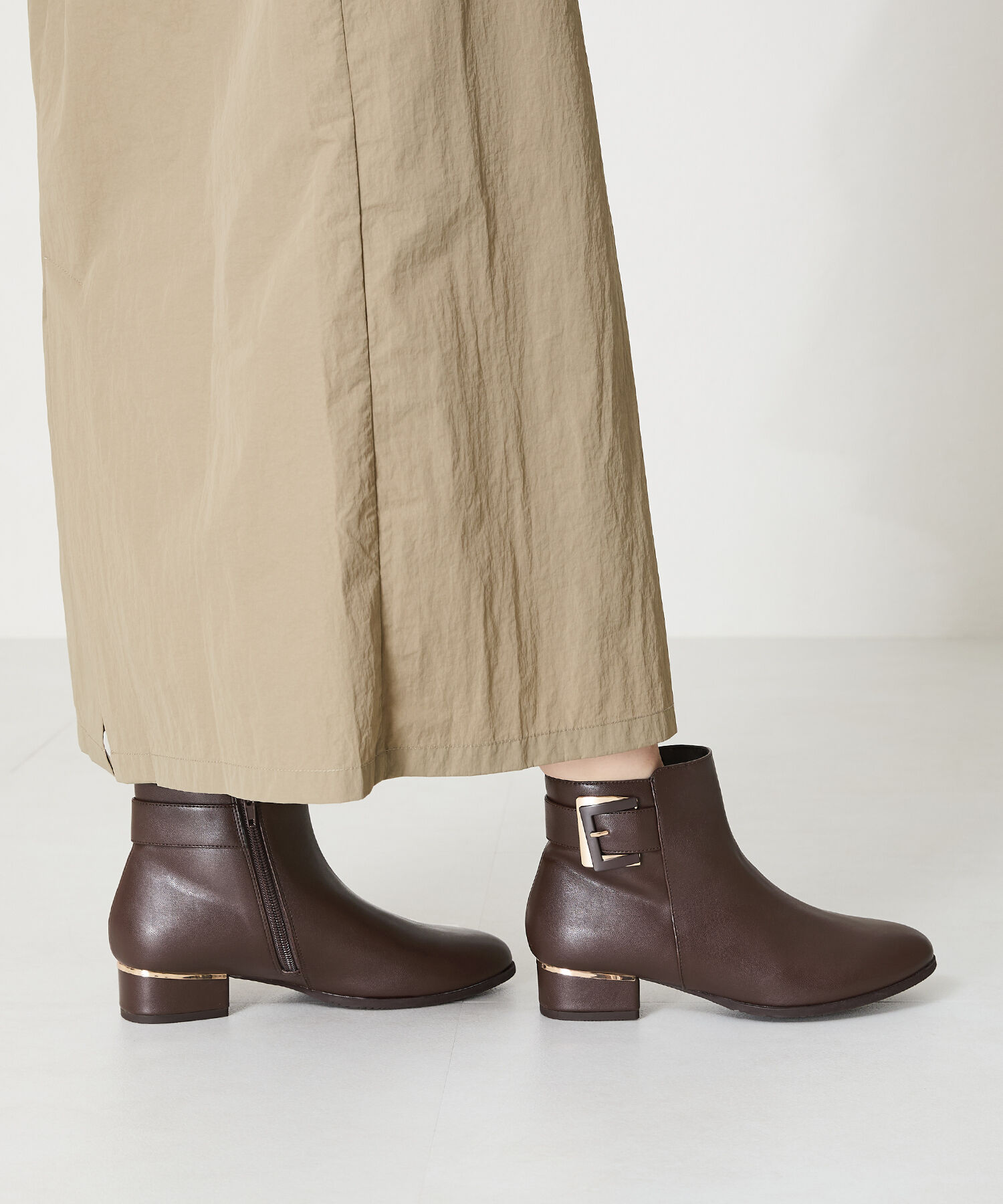 WA Oriental TRaffic「●2024秋冬新作●バックルベルトショートブーツ/42402」|ショートブーツ|