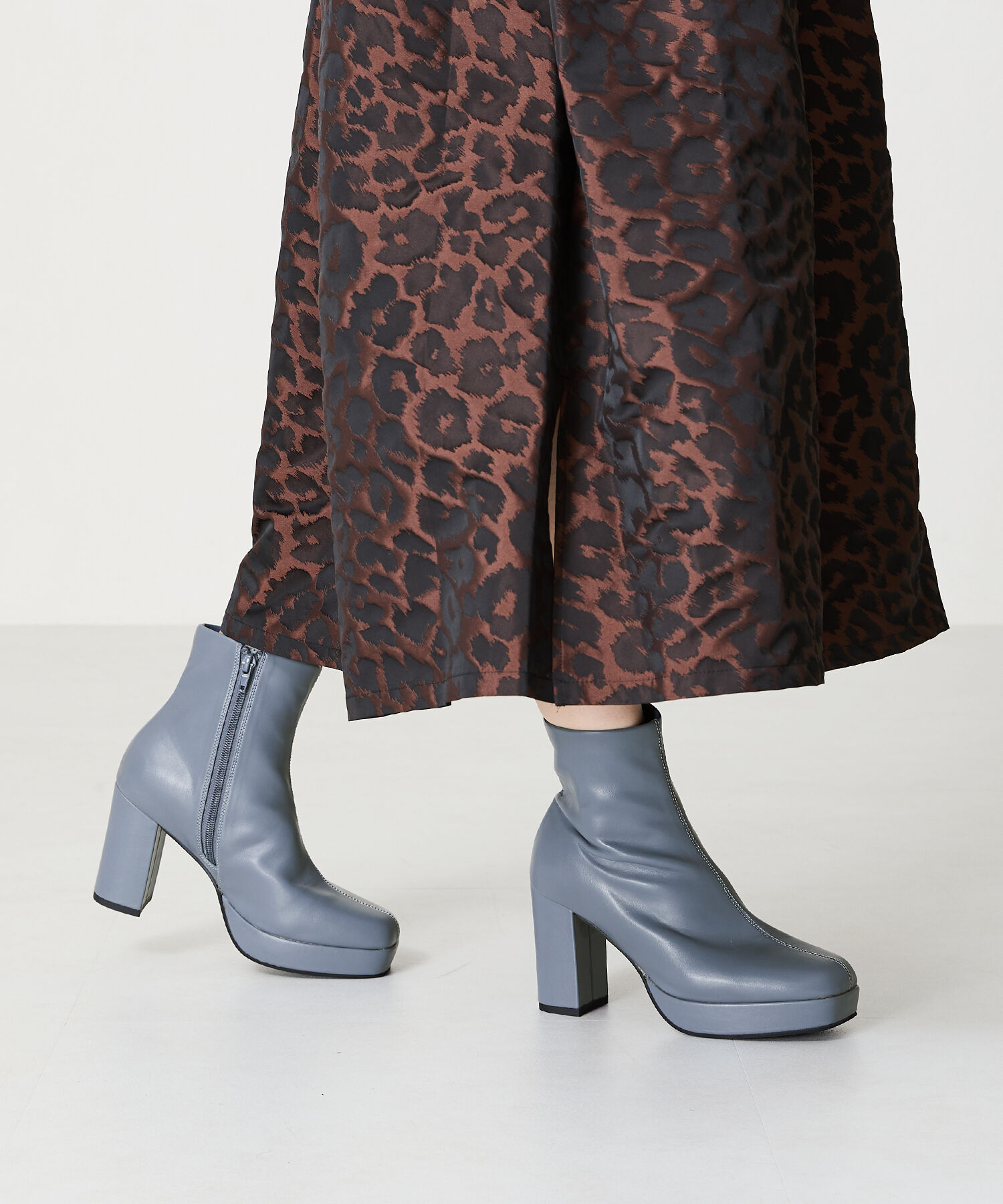 ORiental TRaffic「●2024秋冬新作●プラットフォームヒールショートブーツ/41422」|ショートブーツ|