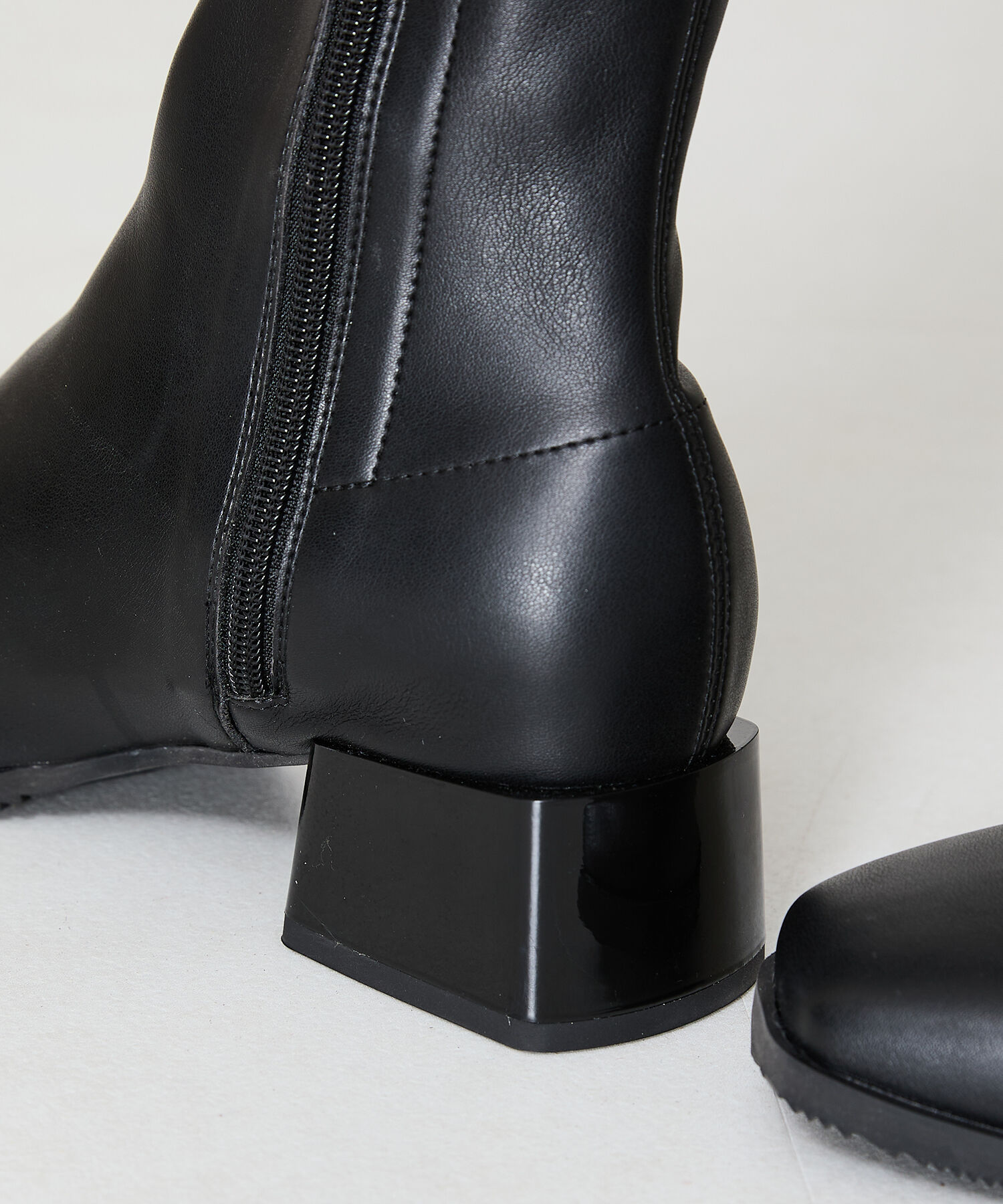 ORiental TRaffic「スクエアトゥ ミドルヒール ロングブーツ /41502 ヒール5ｃｍ」|ロングブーツ|