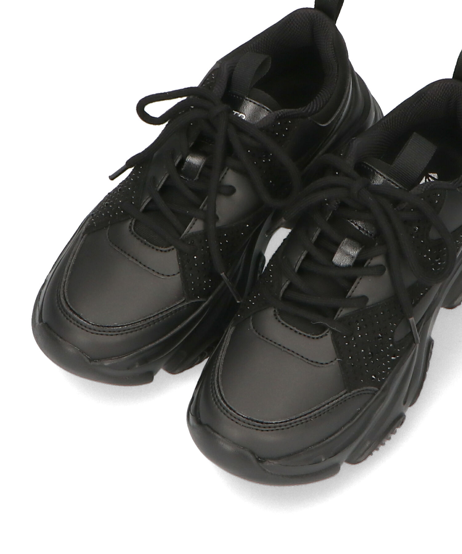 ORiental TRaffic「【アウトレット価格】ラインストーンパーツ厚底スニーカーOT3748」|スニーカー|