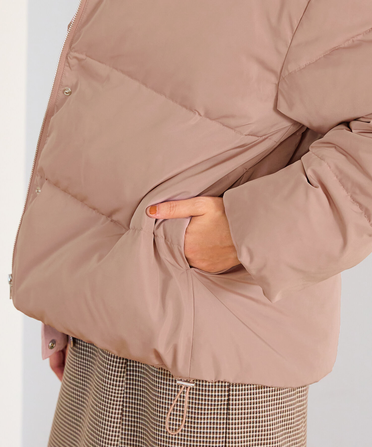 ORiental TRaffic「スタンドネック ボリューム ダウン ジャケット /MO43D01」|ダウン|