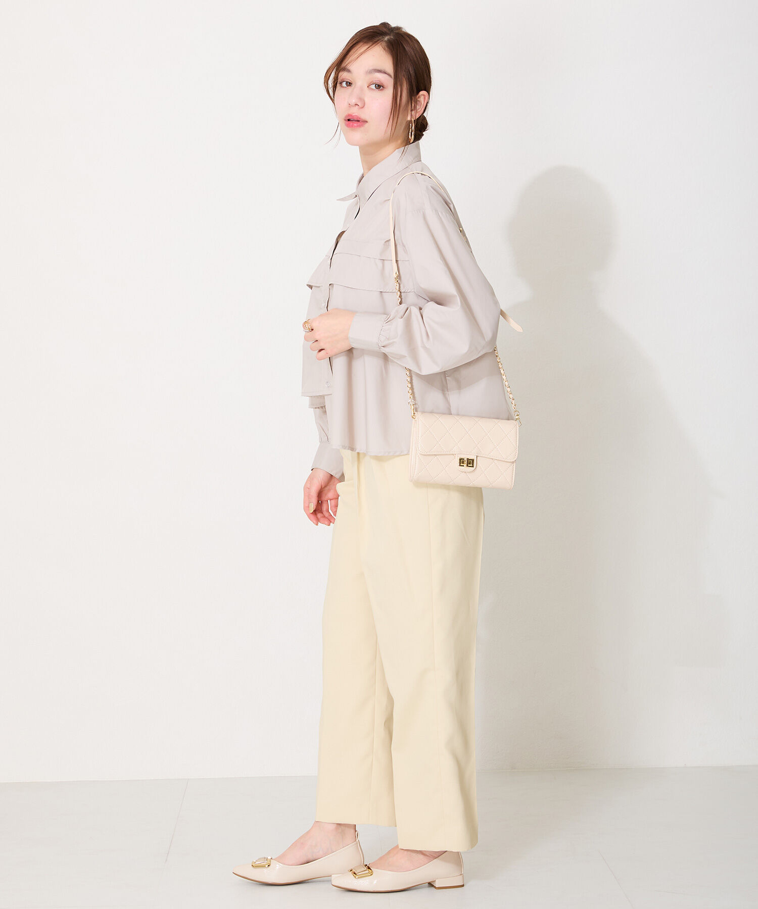 ORiental TRaffic「●2025春夏新作●ポインテッドトゥモチーフパンプス/51104 パンプス フラット 人気 トレンド」|パンプス|