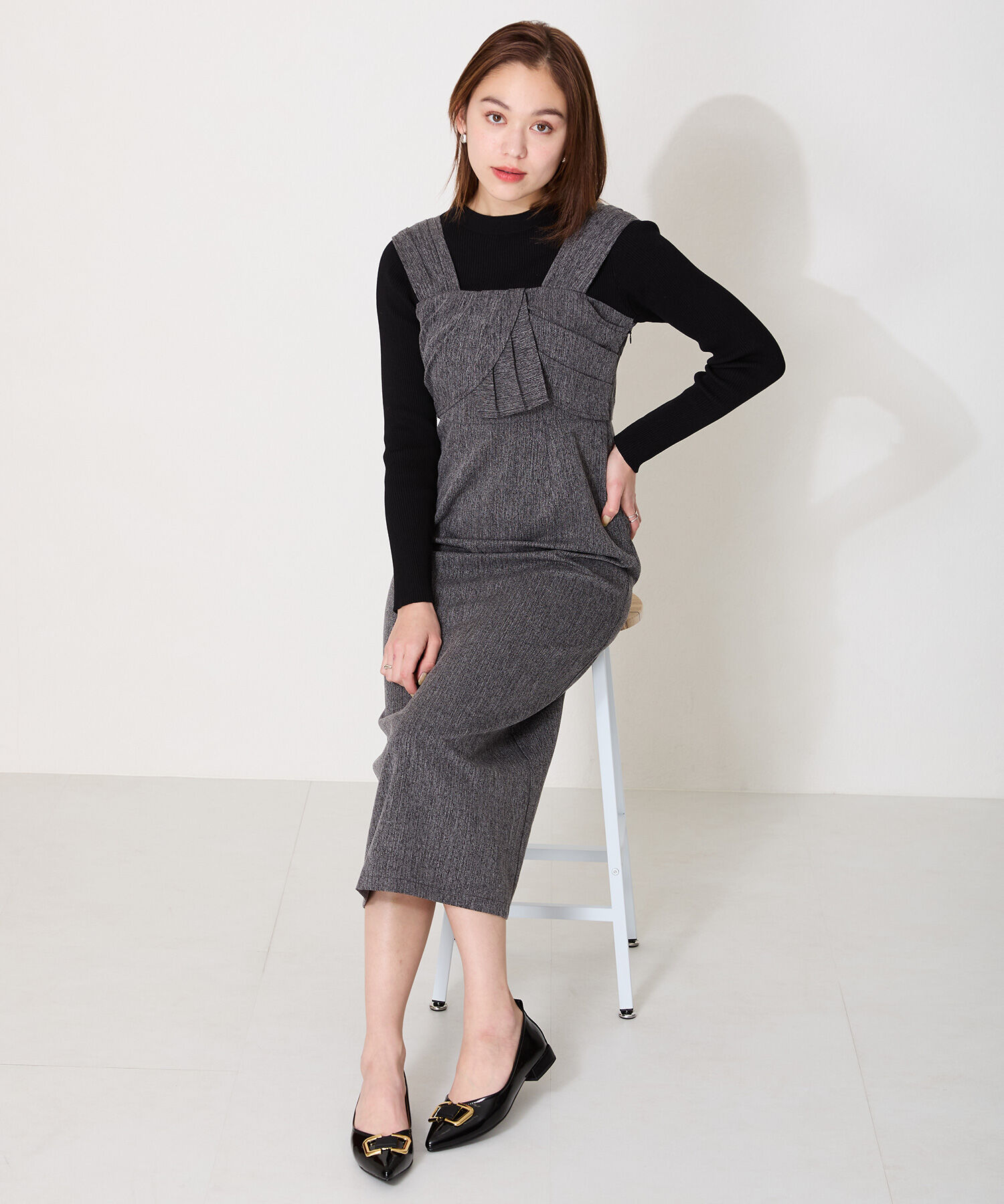 ORiental TRaffic「●2025春夏新作●ポインテッドトゥモチーフパンプス/51104 パンプス フラット 人気 トレンド」|パンプス|