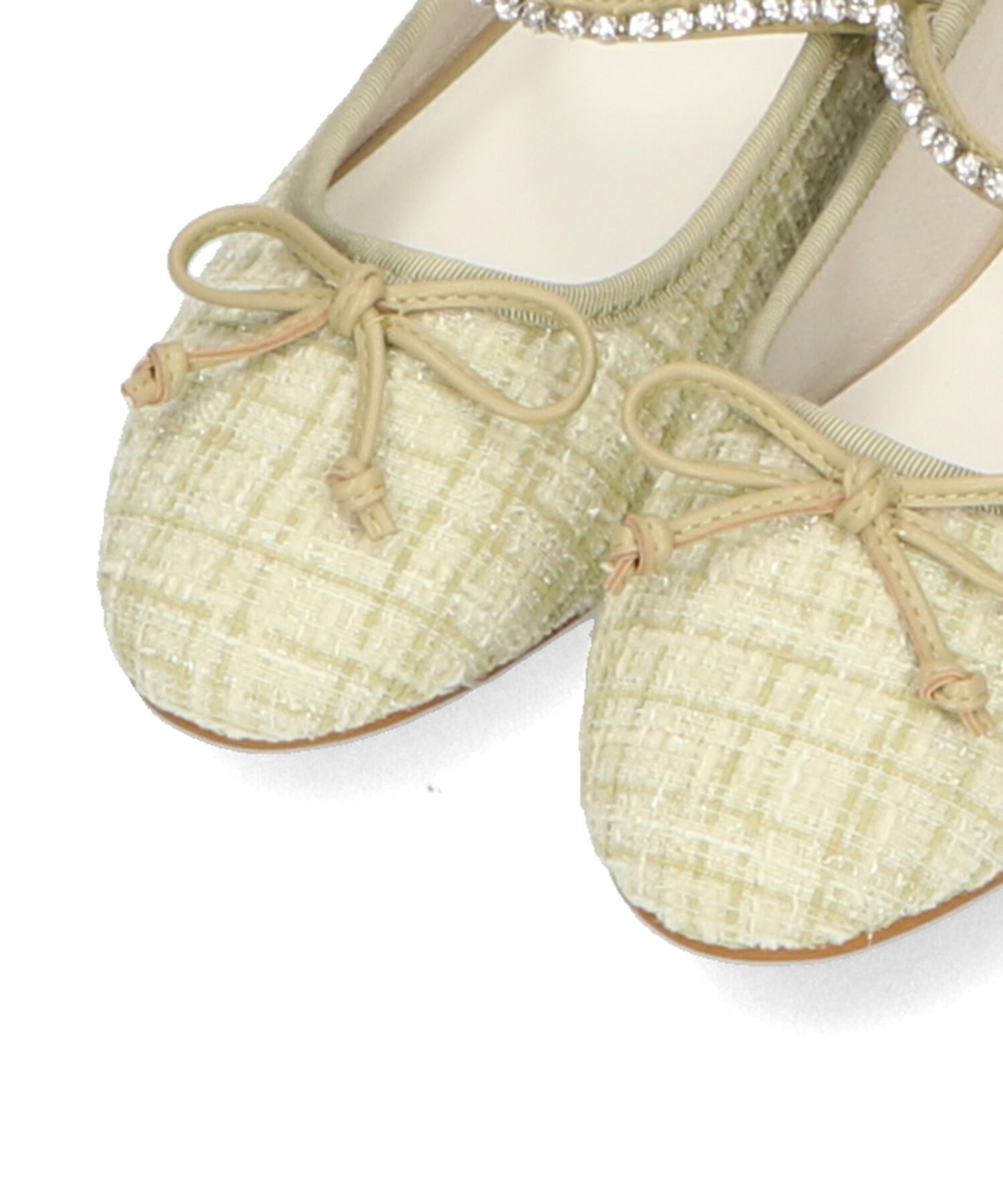 ORiental TRaffic「●2025春夏新作●ツイードバレエストラップパンプス/51106」|パンプス|