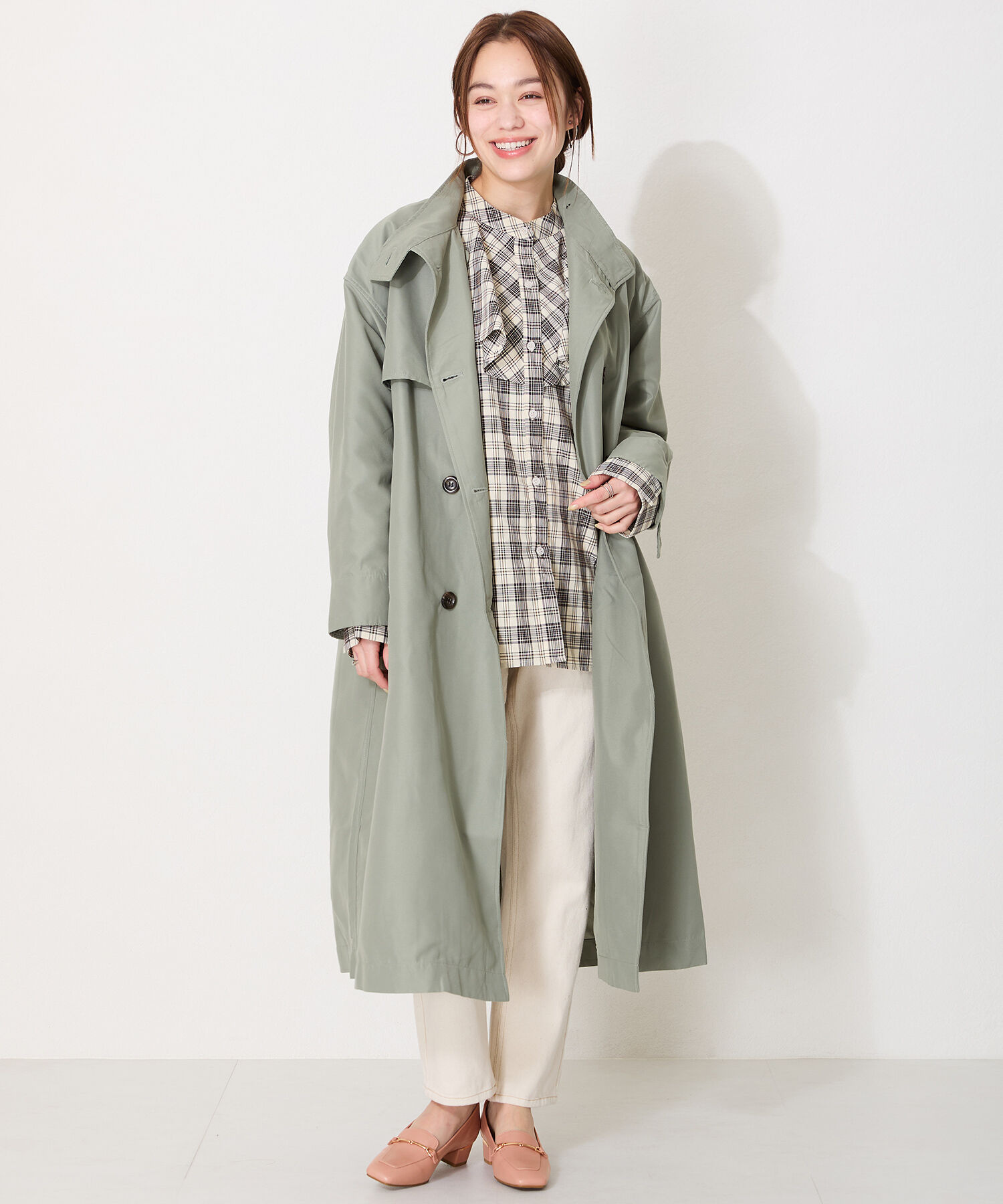 WA Oriental TRaffic「●人気シリーズ●メタリックラインビットヒールローファー/52101 ローファー」|パンプス|