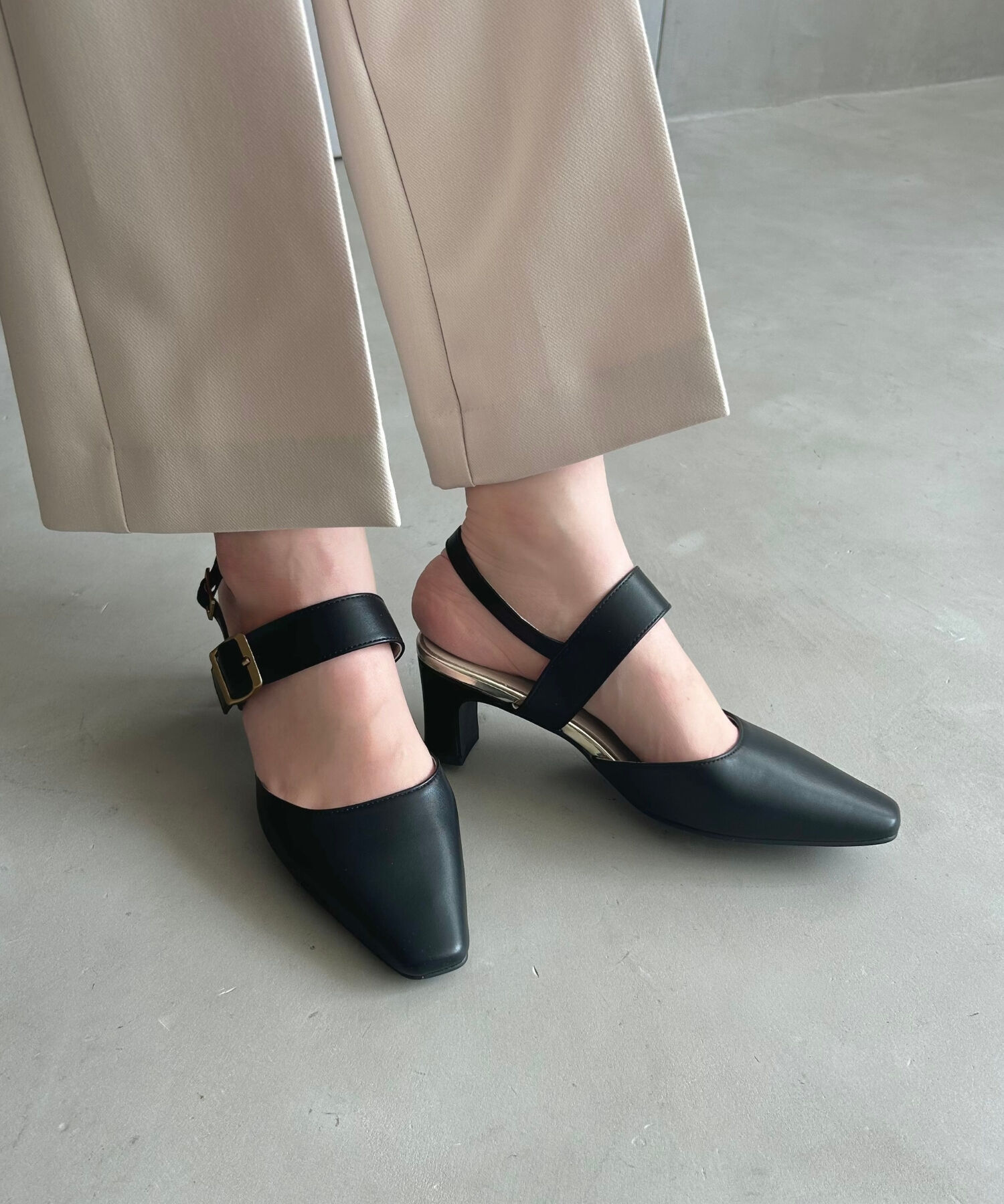 ORiental TRaffic「●2025春夏新作●バックストラップヒールパンプス/51101 パンプス 人気 トレンド 売れてる」|パンプス|