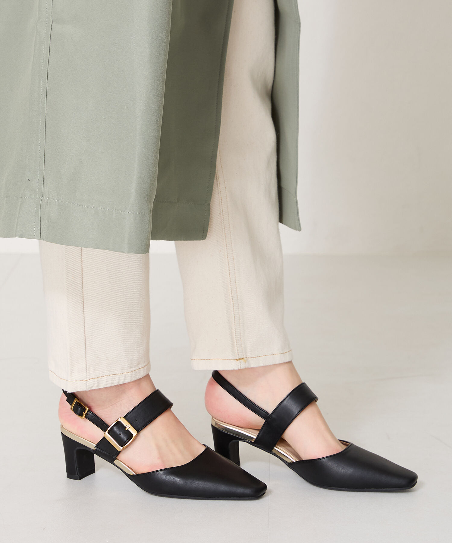 ORiental TRaffic「●2025春夏新作●バックストラップヒールパンプス/51101 パンプス 人気 トレンド 売れてる」|パンプス|