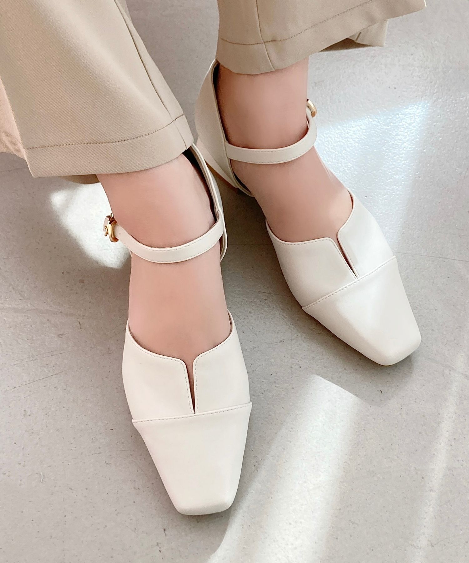 WA Oriental TRaffic「スリットセパレートパンプス/52110 ストラップパンプス」|パンプス|