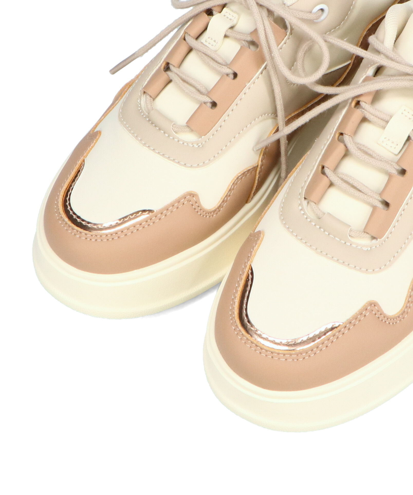 ORiental TRaffic「●2025春夏新作●配色コートソールスニーカー/OT3756 スニーカー トレンド 人気 売れてる」|スニーカー|