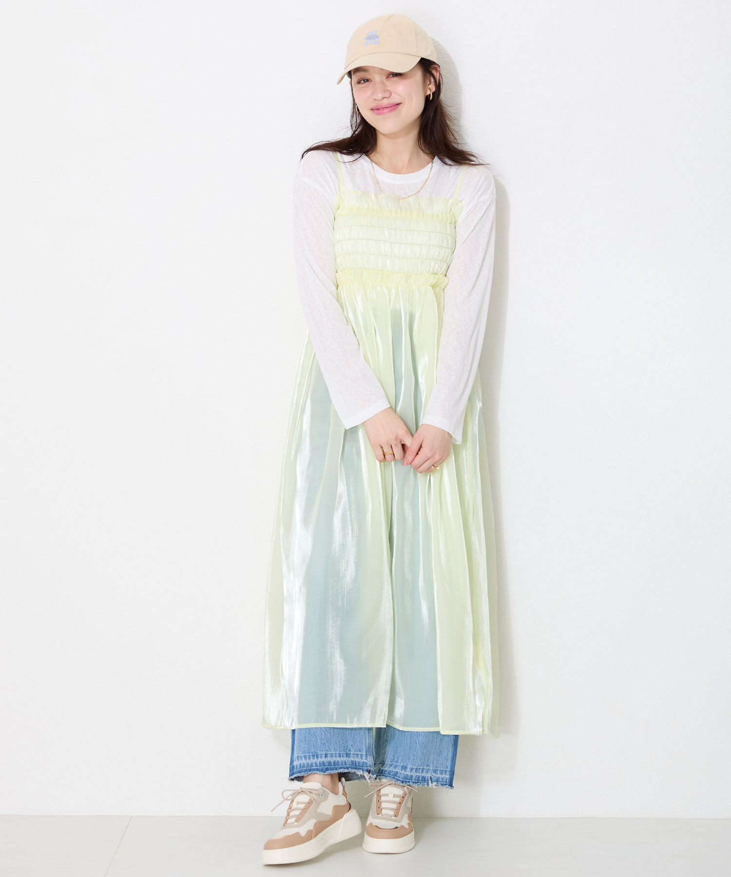 ORiental TRaffic「●2025春夏新作●配色コートソールスニーカー/OT3756 スニーカー トレンド 人気 売れてる」|スニーカー|