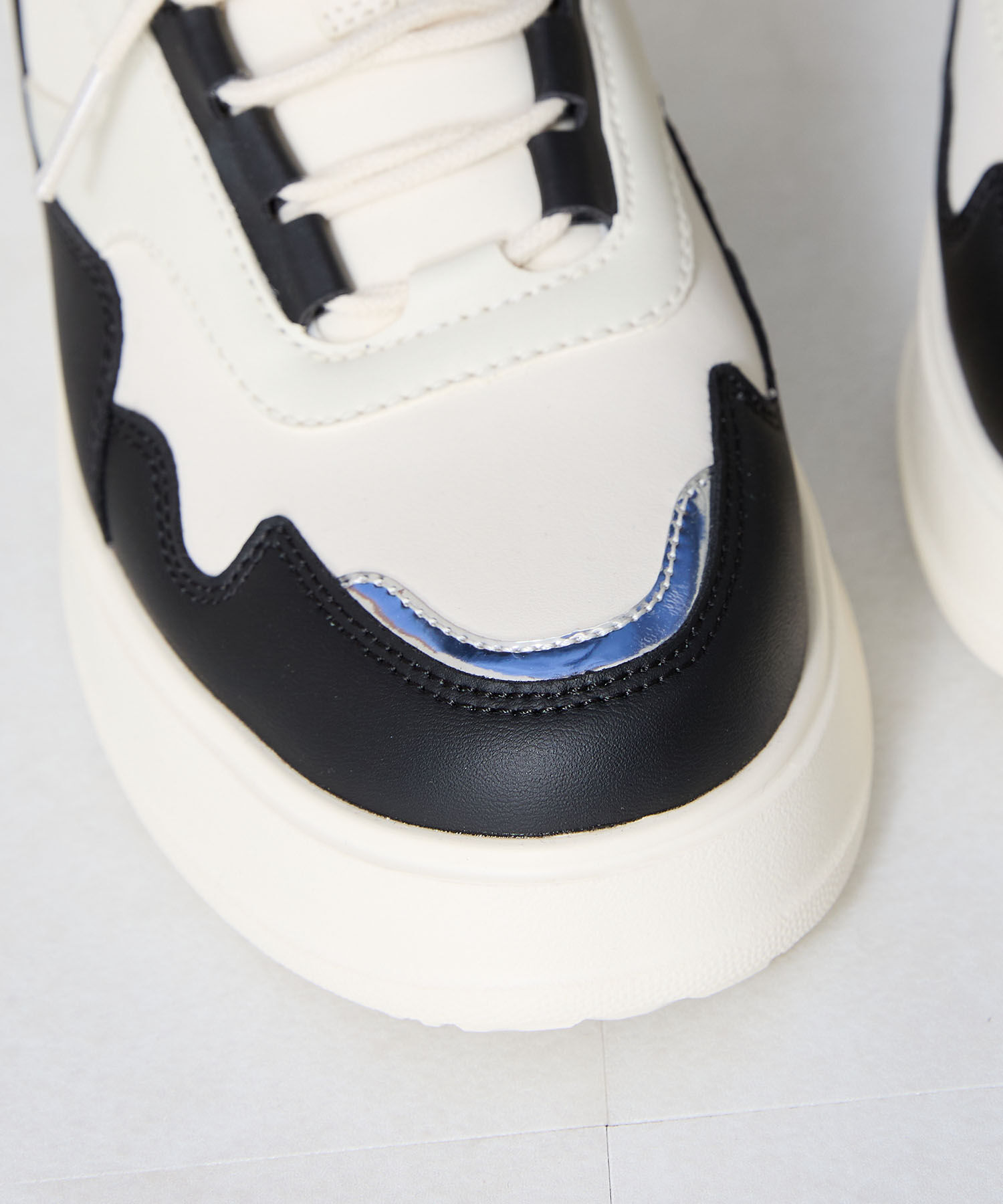 ORiental TRaffic「●2025春夏新作●配色コートソールスニーカー/OT3756 スニーカー トレンド 人気 売れてる」|スニーカー|