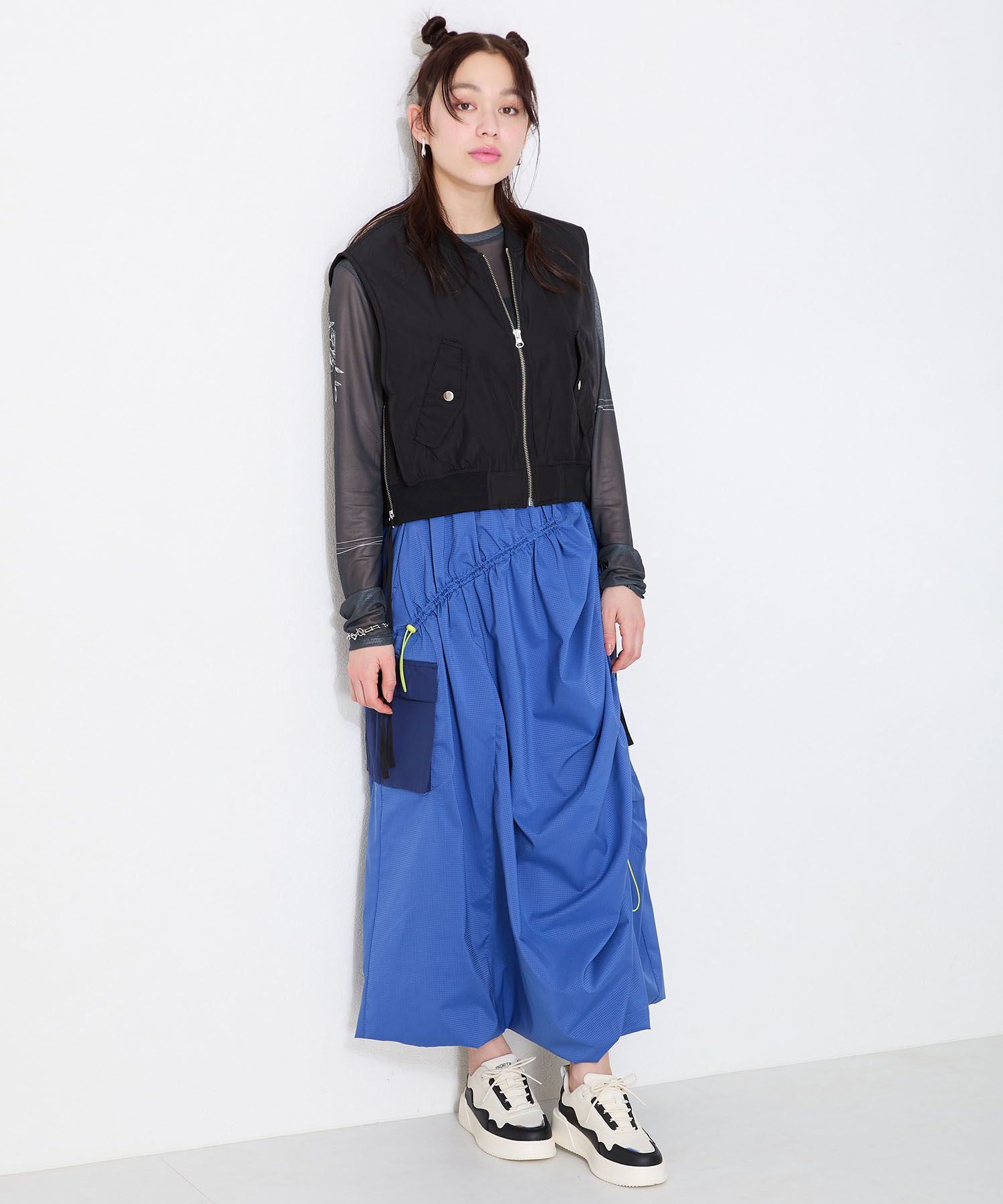 ORiental TRaffic「●2025春夏新作●配色コートソールスニーカー/OT3756 スニーカー トレンド 人気 売れてる」|スニーカー|