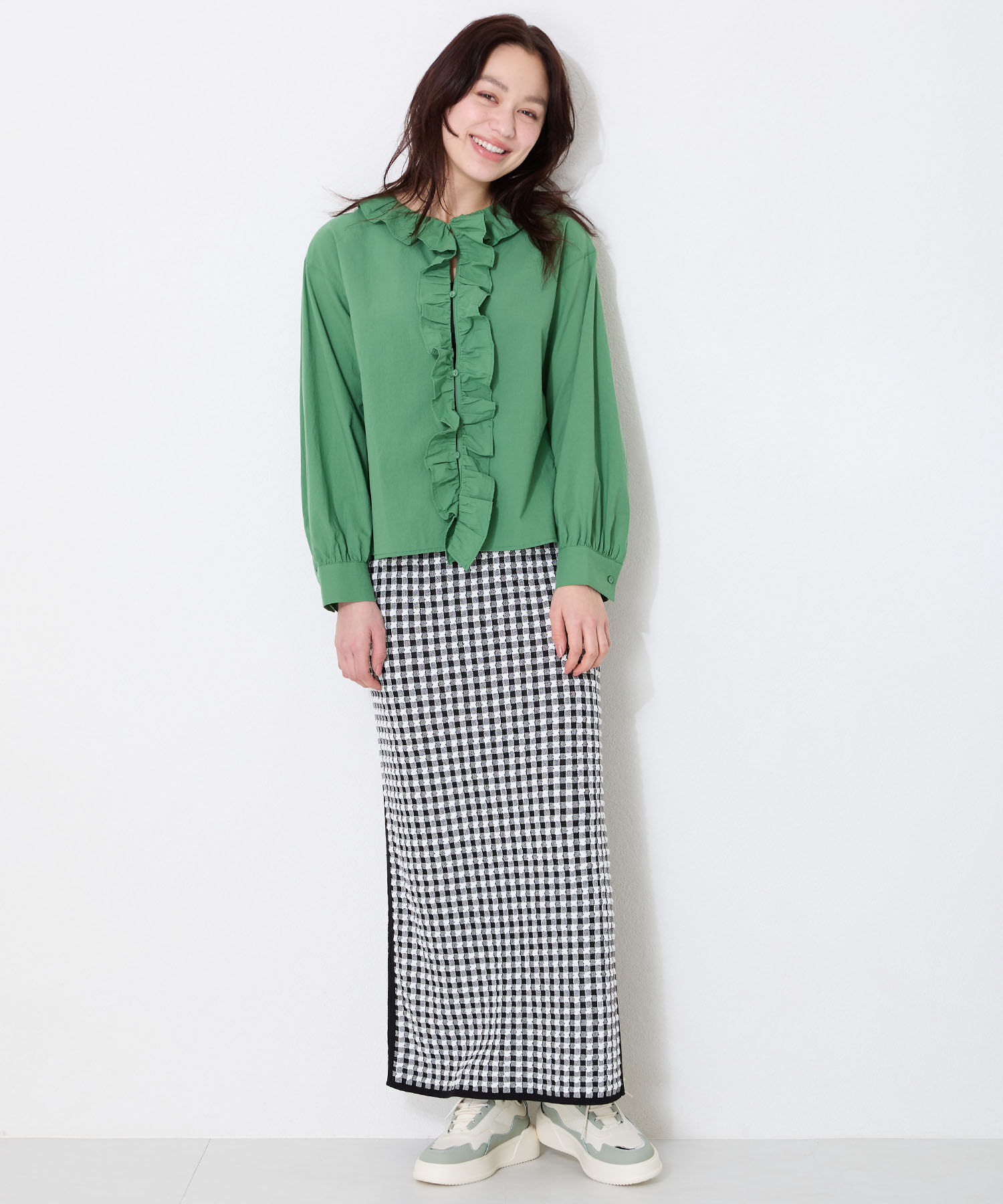 ORiental TRaffic「●2025春夏新作●配色コートソールスニーカー/OT3756 スニーカー トレンド 人気 売れてる」|スニーカー|