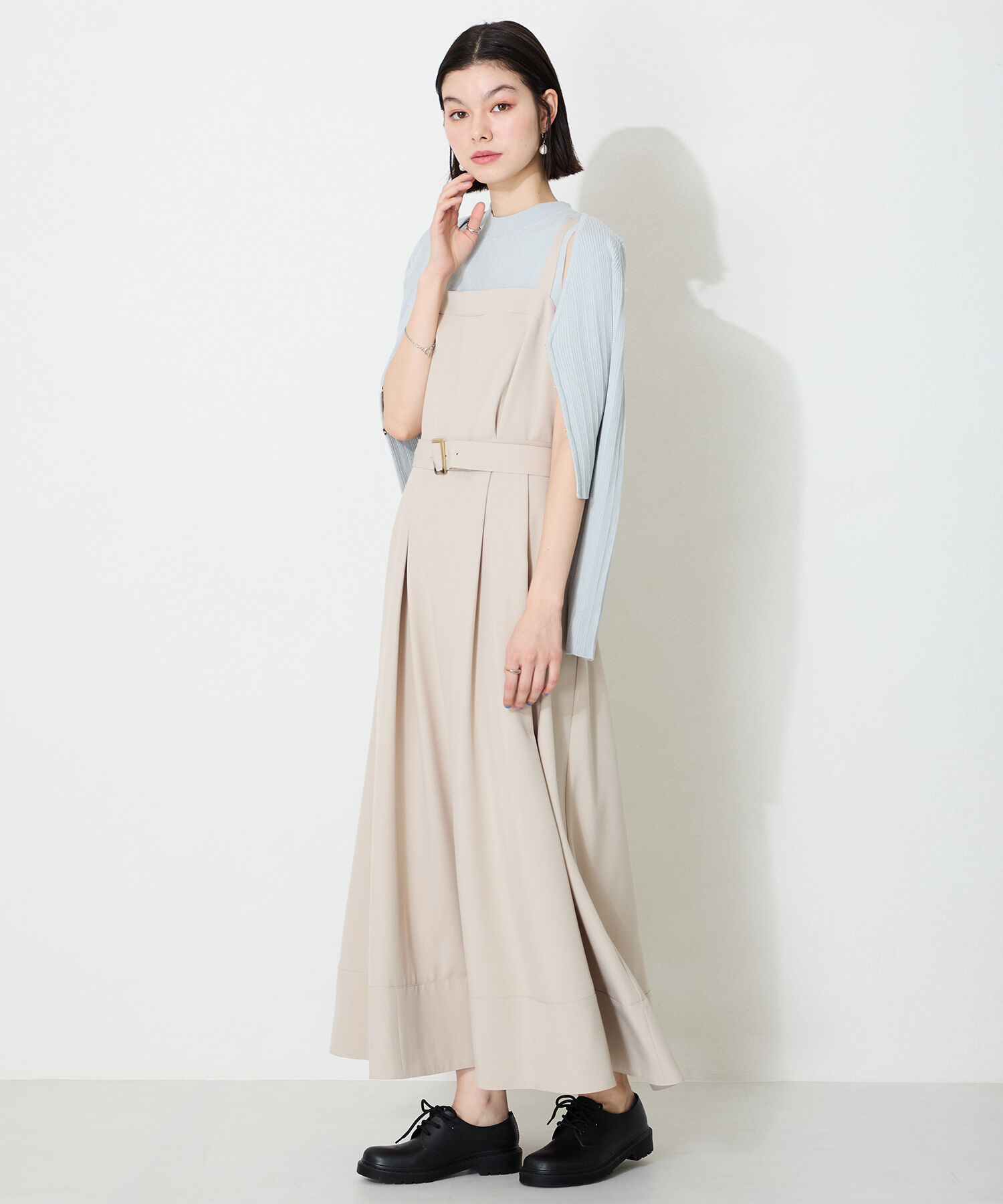 ORiental TRaffic「【防水】 タンクソール レースアップ レインシューズ /R-1022 通勤靴 晴雨兼用」|パンプス|