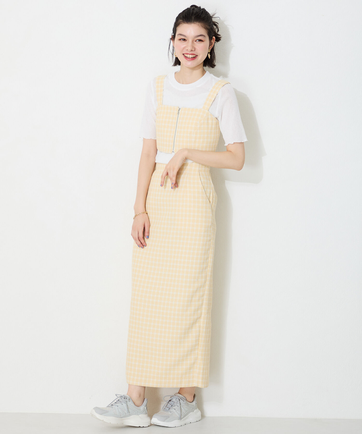 ORiental TRaffic「●2025春夏新作●ラバーパーツ&times;ラメ織りレーススニーカー/OT3760」|スニーカー|