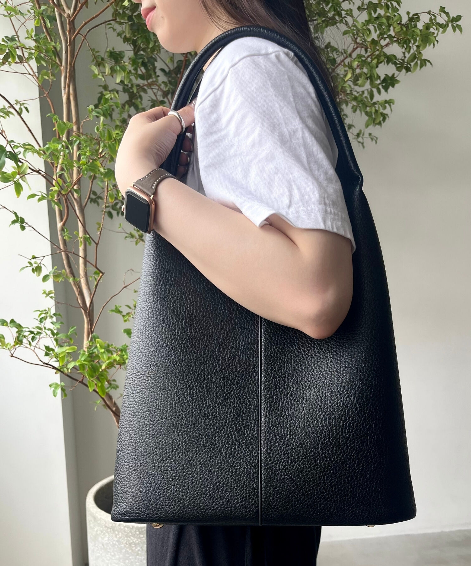 ORiental TRaffic「ショルダーホーボー バッグ /BA-257 ショルダーバッグ オフィスバッグ 大容量バッグ」|ショルダー・メッセンジャー|