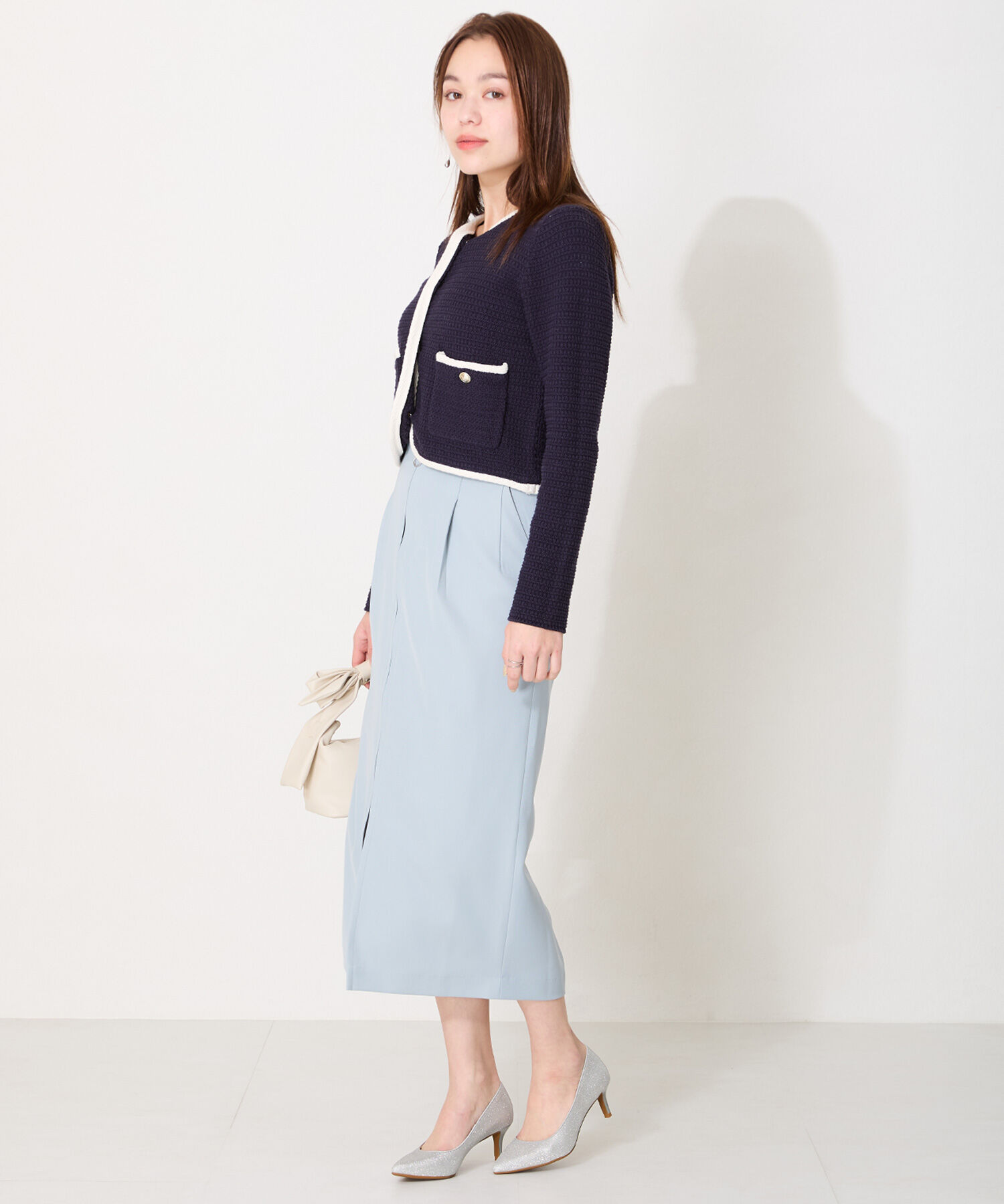 ORiental TRaffic「【オケージョン】 ポインテッドトゥ ラメ ヒール パンプス /MOR112 結婚式 パーティー 二次会」|パンプス|