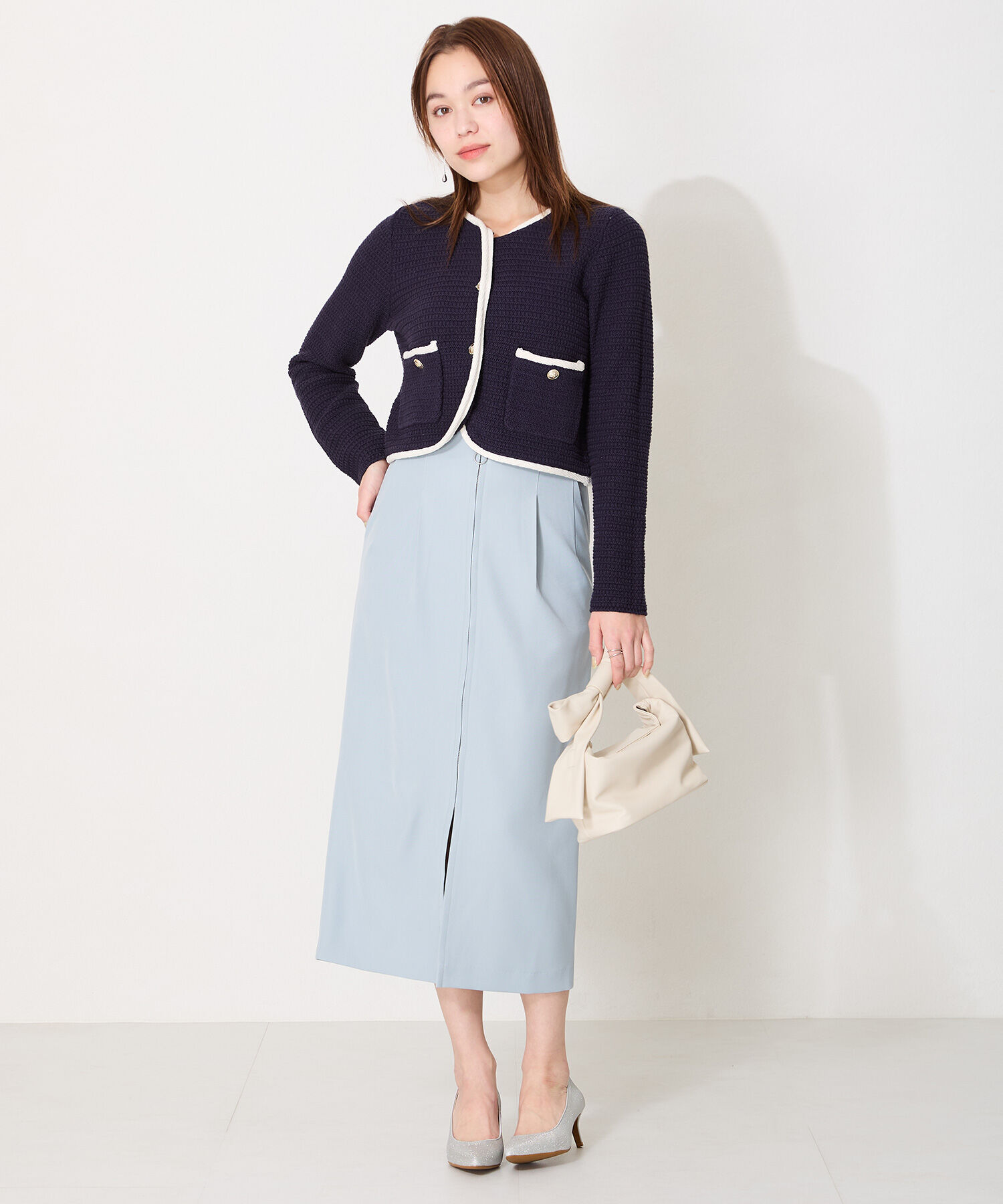 ORiental TRaffic「【オケージョン】 ポインテッドトゥ ラメ ヒール パンプス /MOR112 結婚式 パーティー 二次会」|パンプス|