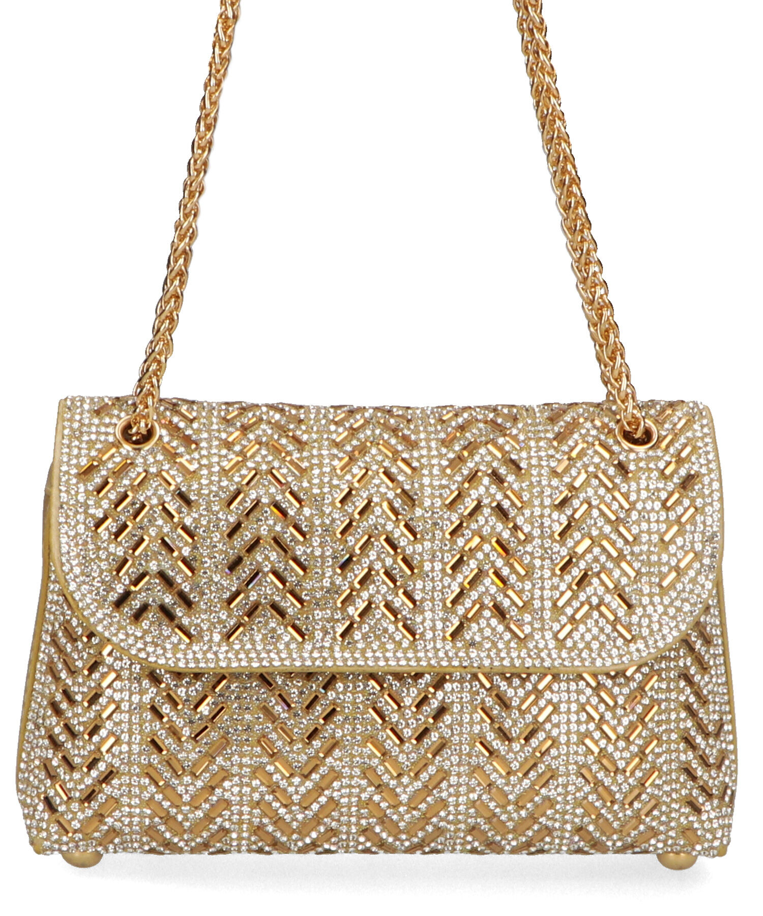 ORiental TRaffic「【オケージョン】ラインストーンチェーンバッグ/MOB002」|ショルダー・メッセンジャー|