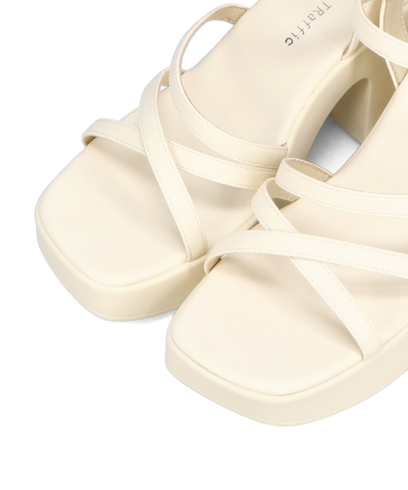 ORiental TRaffic「●2025春夏新作●ナローストラップ厚底ヒールサンダル/51203 サンダル 厚底 ヒール9.3cm 人気 トレンド」|サンダル|