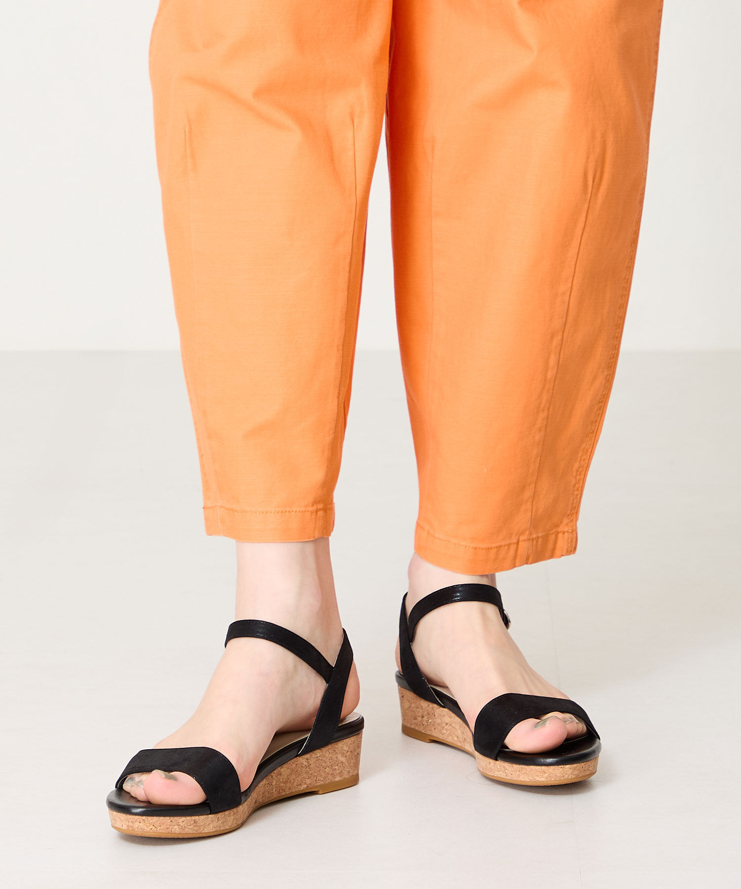 ORiental TRaffic「【WEB限定】●2025春夏新作●ウエッジソールワンベルトサンダル/55203 サンダル 人気 トレンド 売れてる」|サンダル|