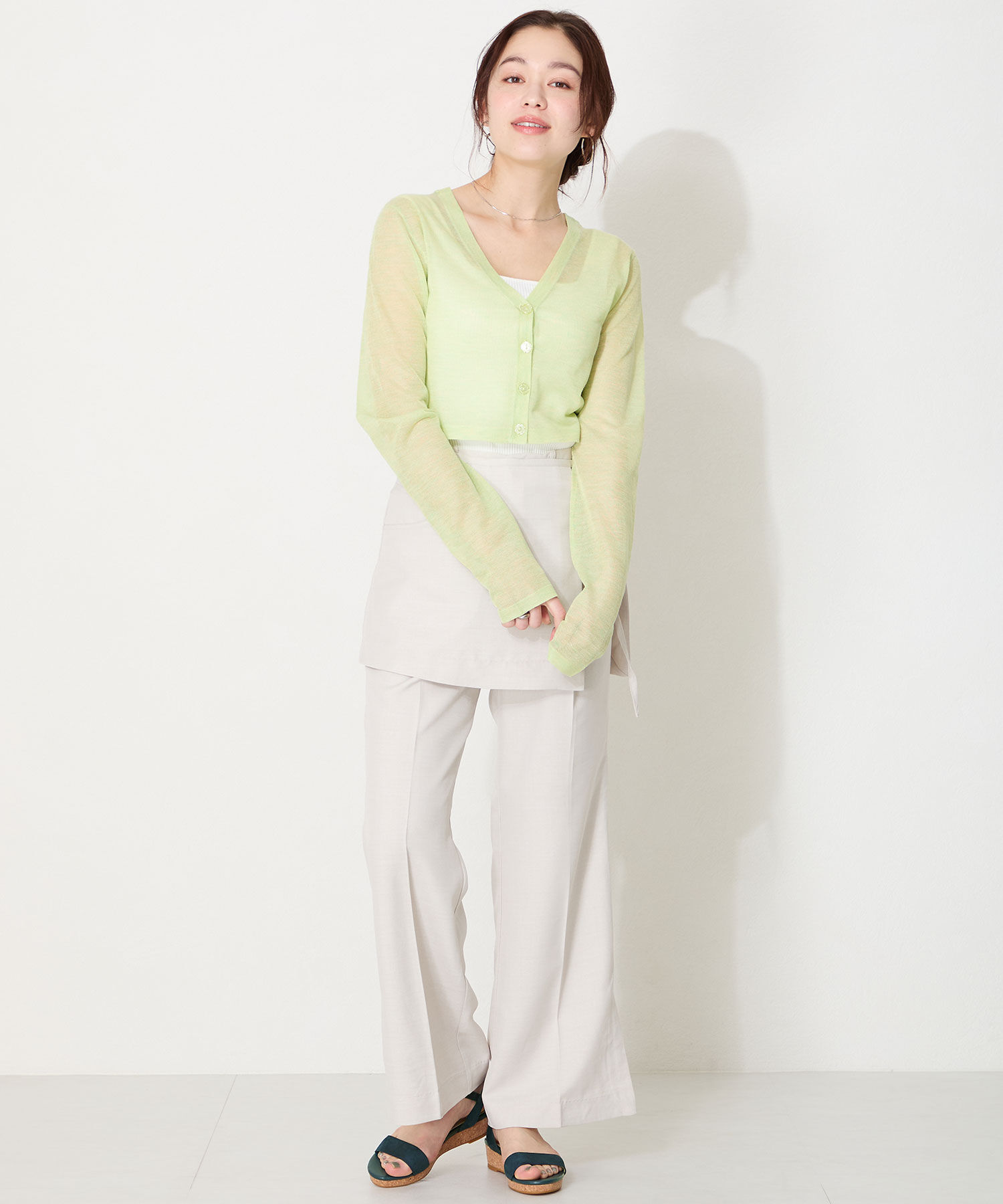 ORiental TRaffic「【WEB限定】●2025春夏新作●ウエッジソールワンベルトサンダル/55203 サンダル 人気 トレンド 売れてる」|サンダル|