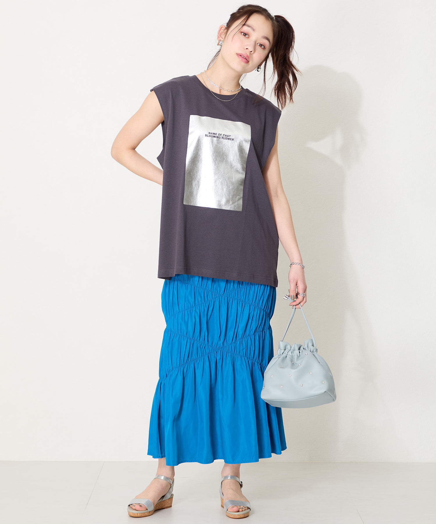 ORiental TRaffic「【WEB限定】●2025春夏新作●ウエッジソールワンベルトサンダル/55203 サンダル 人気 トレンド 売れてる」|サンダル|