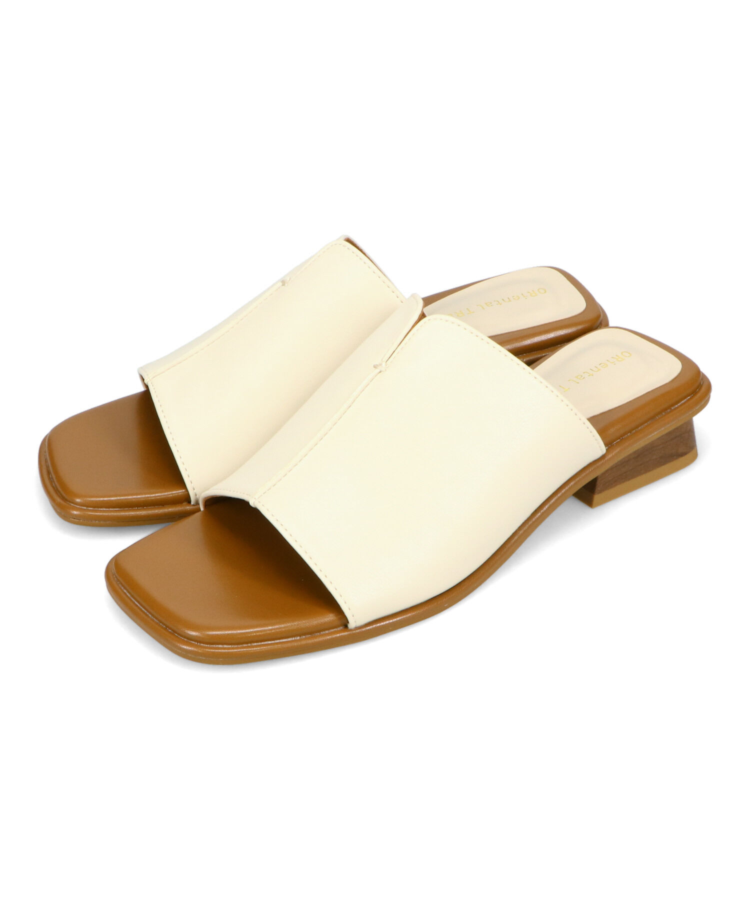 ORiental TRaffic「【WEB限定】●人気アイテム●センタースリットミュールサンダル/55206 サンダル 」|サンダル|