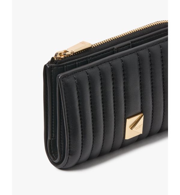 kate spade new york「デコ キルテッド コンパクト ウォレット」|財布|