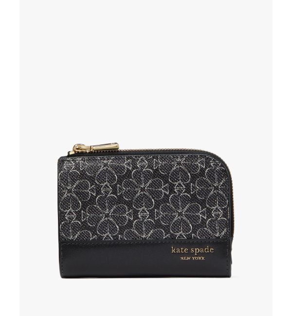 kate spade new york「スペード フラワー スモール コンパクト ウォレット」|財布|BLACK